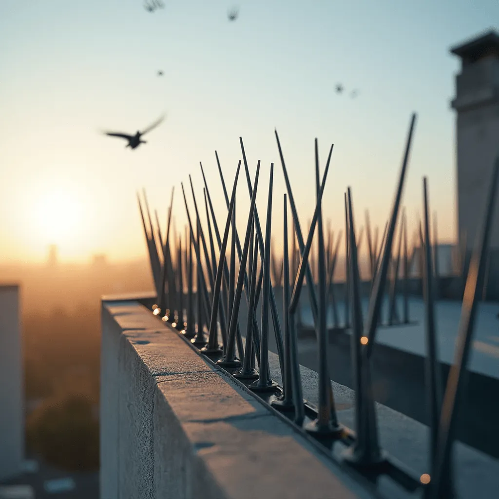 „Dierre“ paukščių atbaidymo spygliai, antracito spalvos, 6 vnt.