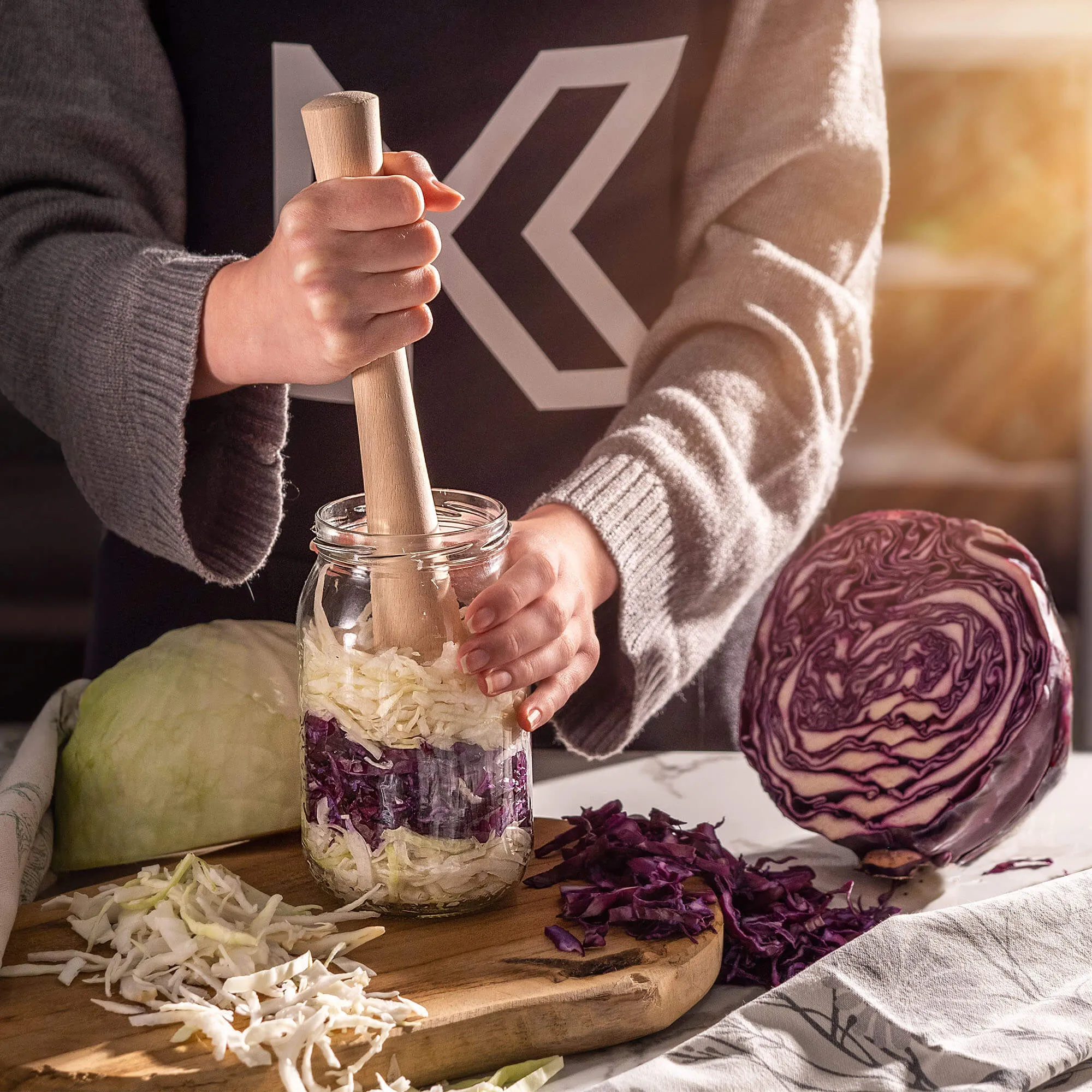 Milošo medinis fermentacijos stūmoklis