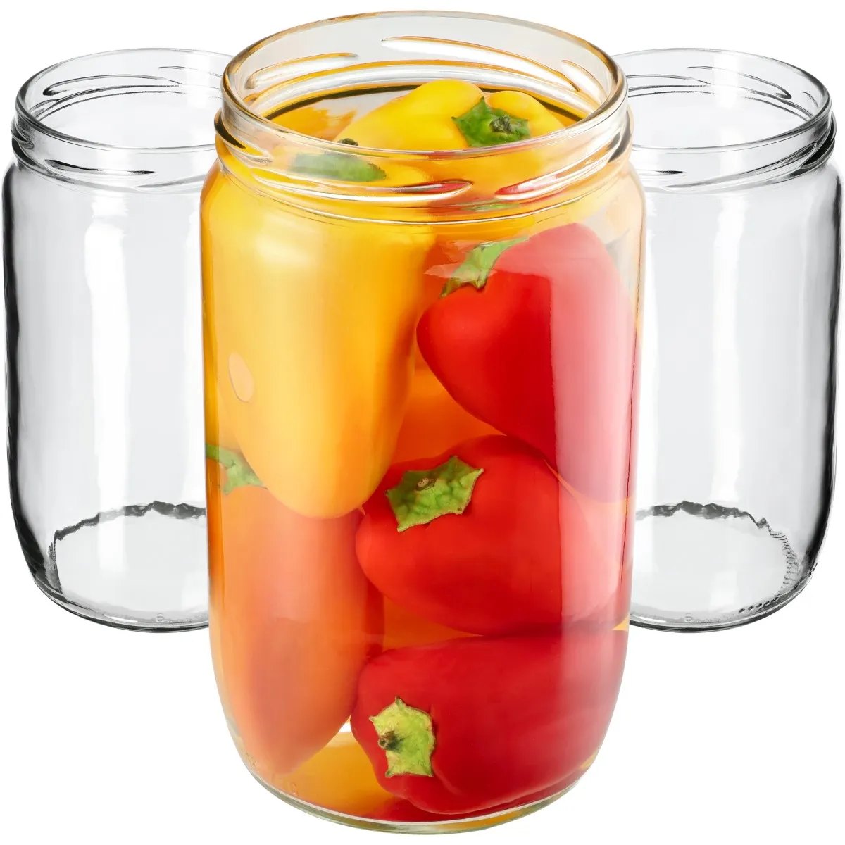 Niva konservavimo stiklainiai 720 ml 8 vnt. 82 mm be dangtelių