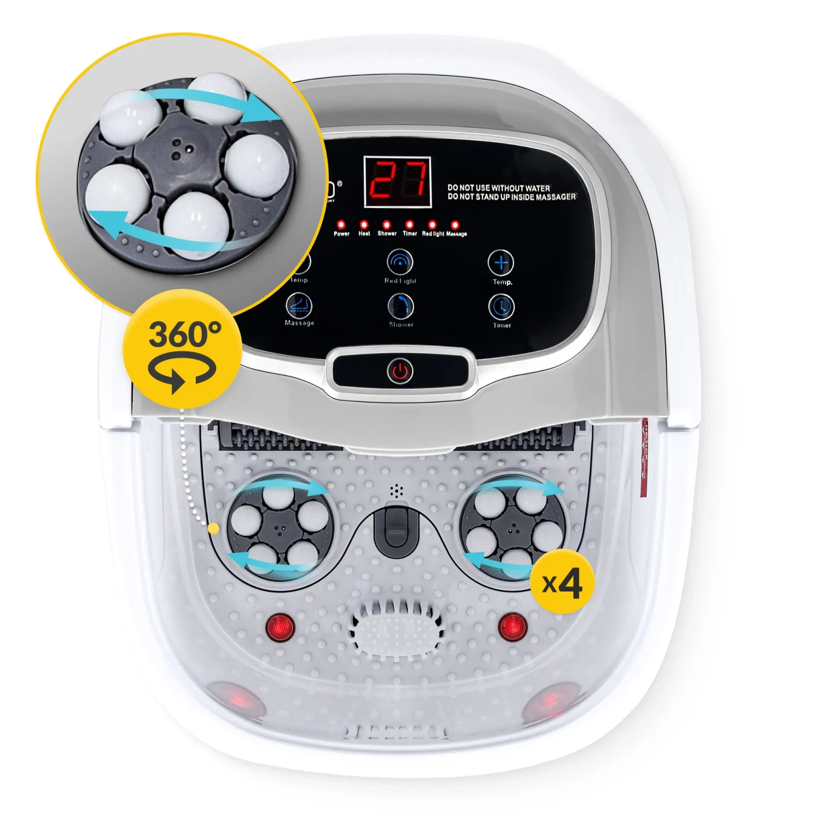 FOOT MASSAGER PRO+ vandens pėdų masažuoklis