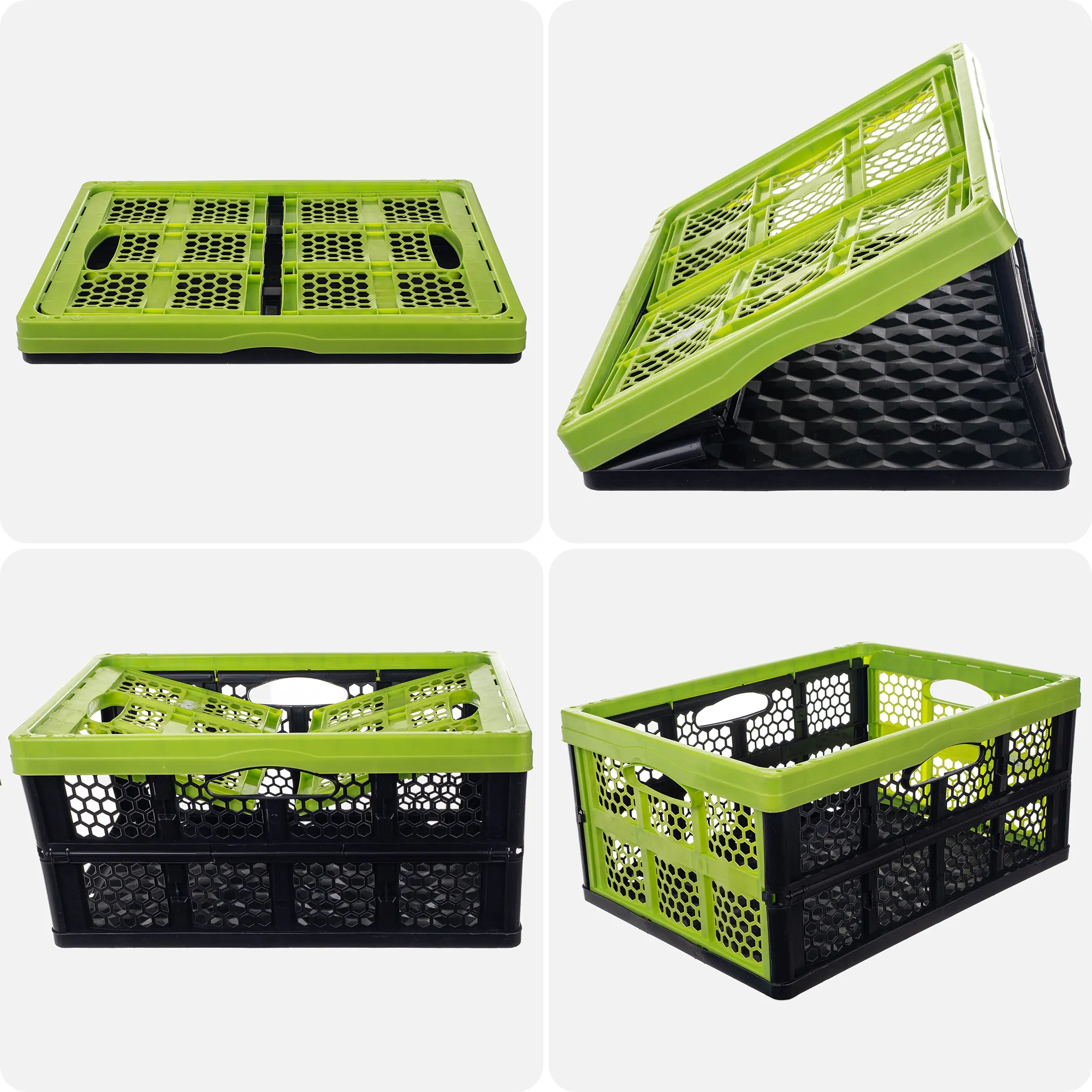 „Kamari“ 32 l sulankstoma įrankių dėžė, žalia