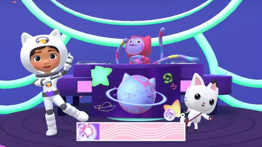 DreamWorks Gabby%27s Dollhouse: Ready to Party PL (PS4) - „DreamWorks“ filmo „Gabi kačių namai“ gerbėjai dabar gali surengti geriausią vakarėlį su Gabi ir Kitty P