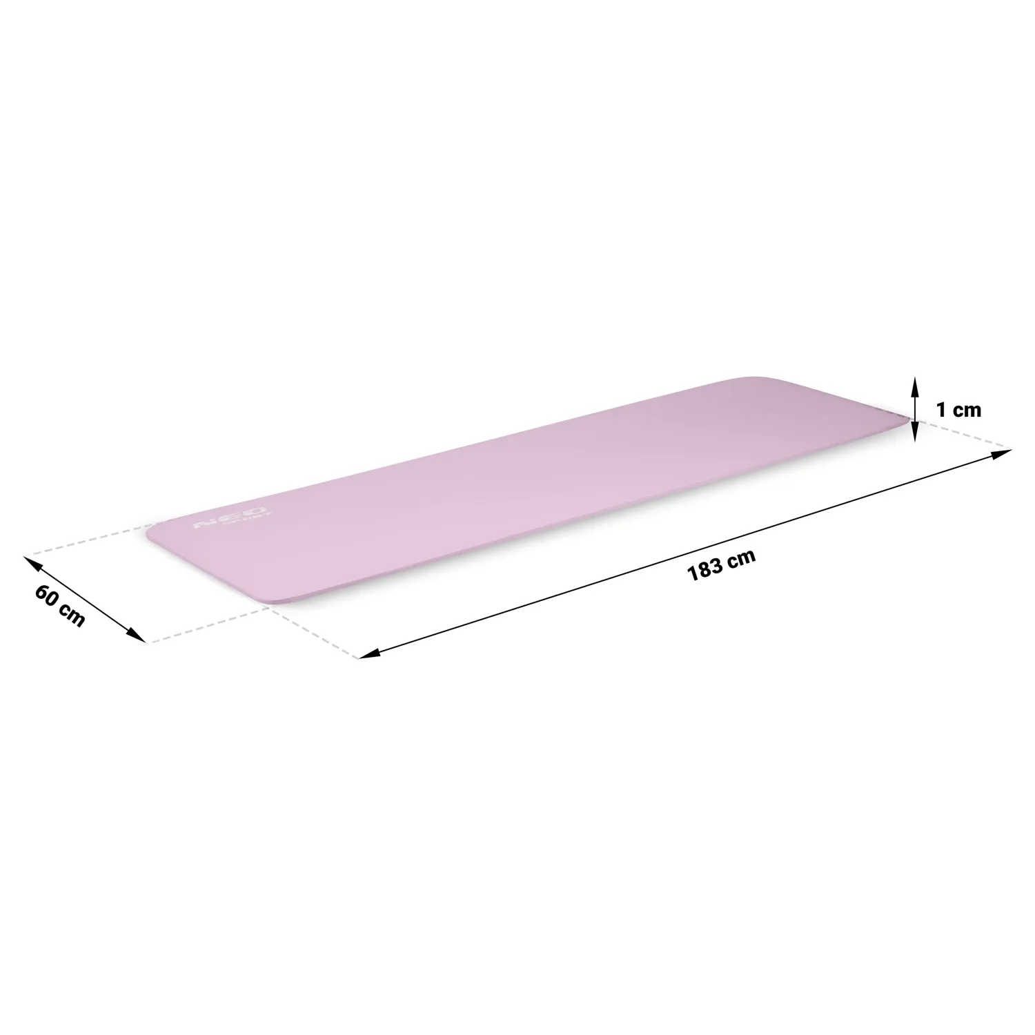 Mankštos kilimėlis 183 x 60 x 1 cm Neo-Sport - 192201 violetinis - nuotrauka 1