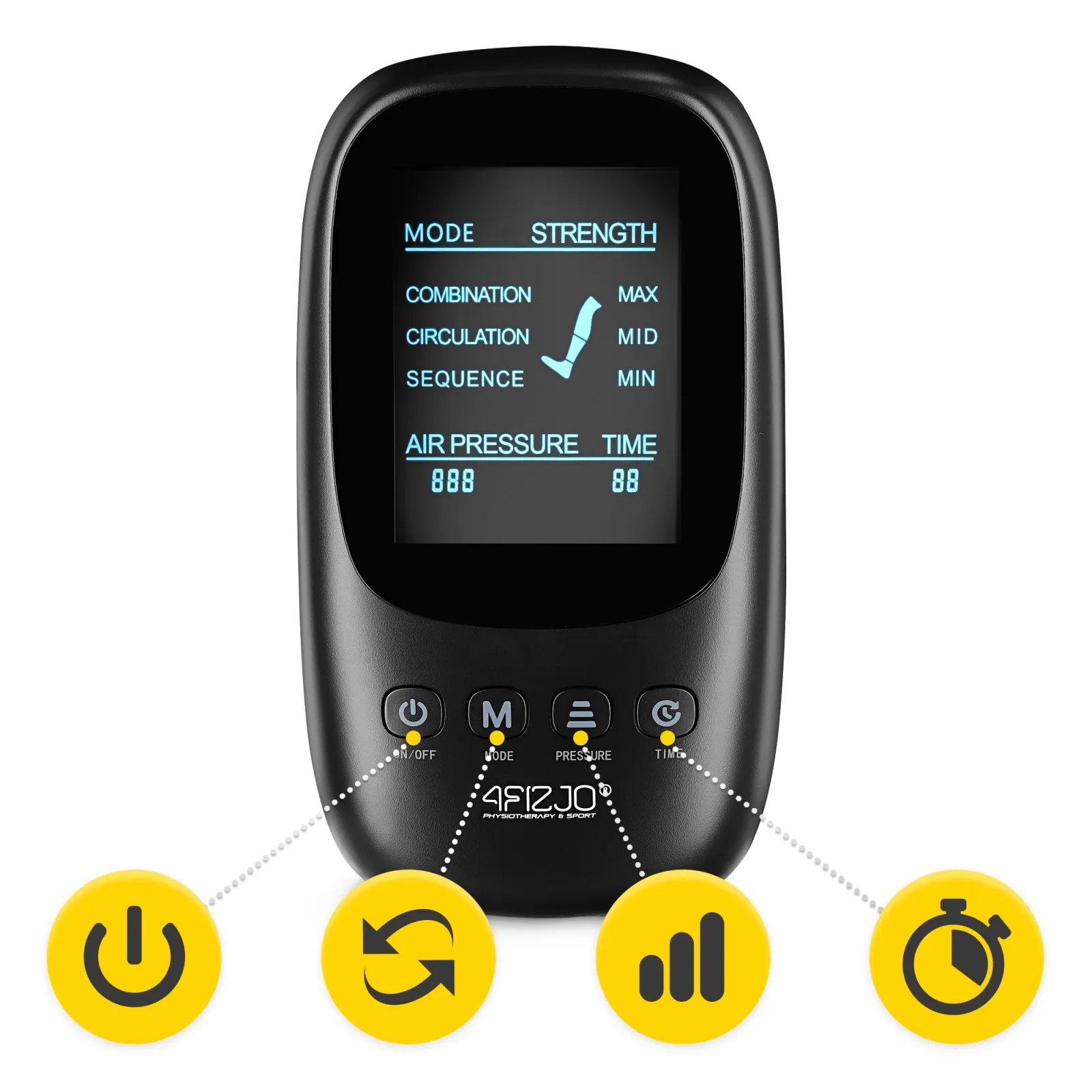 Oro kompresinės terapijos sistemos LITE C4 limfodrenažo prietaisas