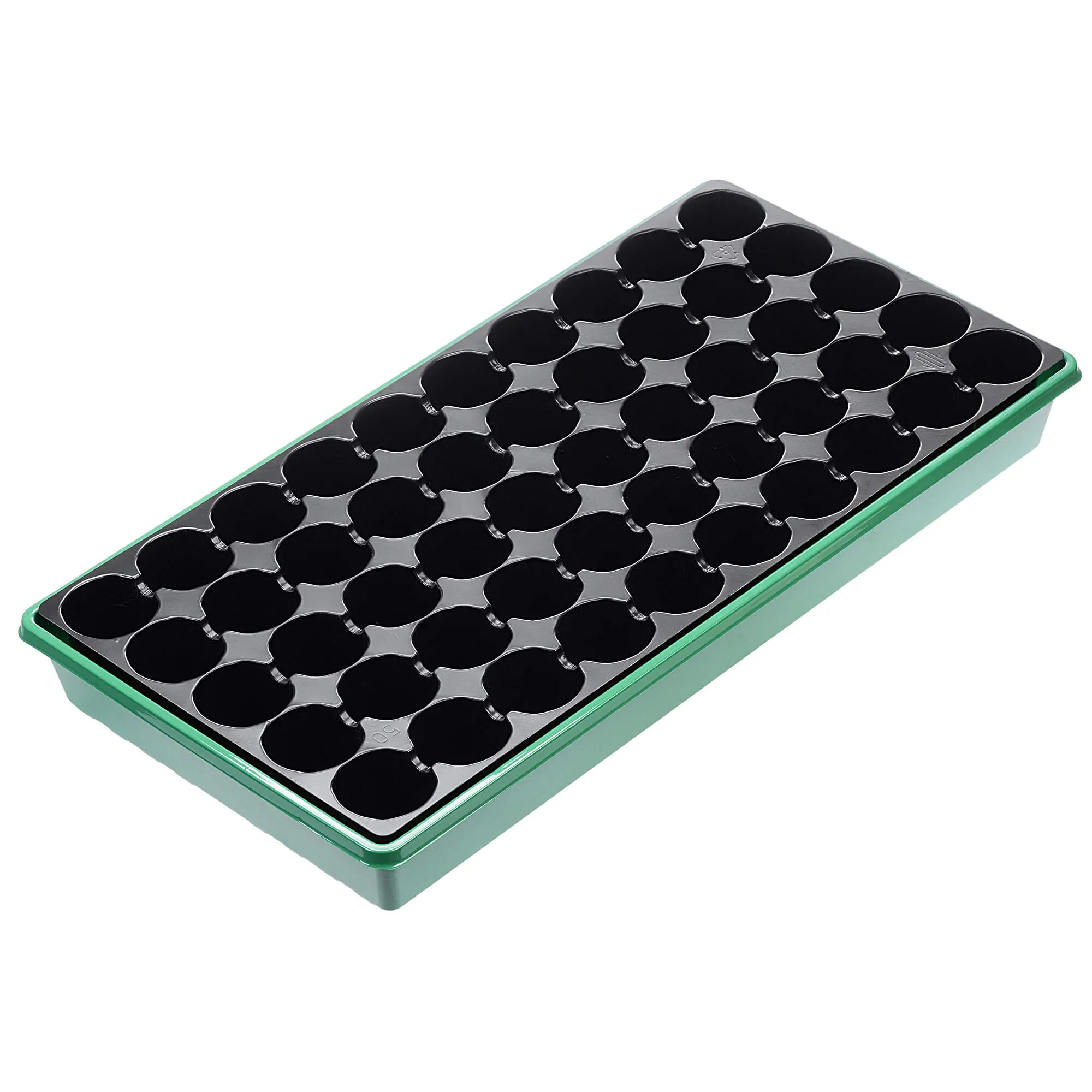 „Vesima“ 50 ląstelių daiginimo mini šiltnamis, juodas ir žalias