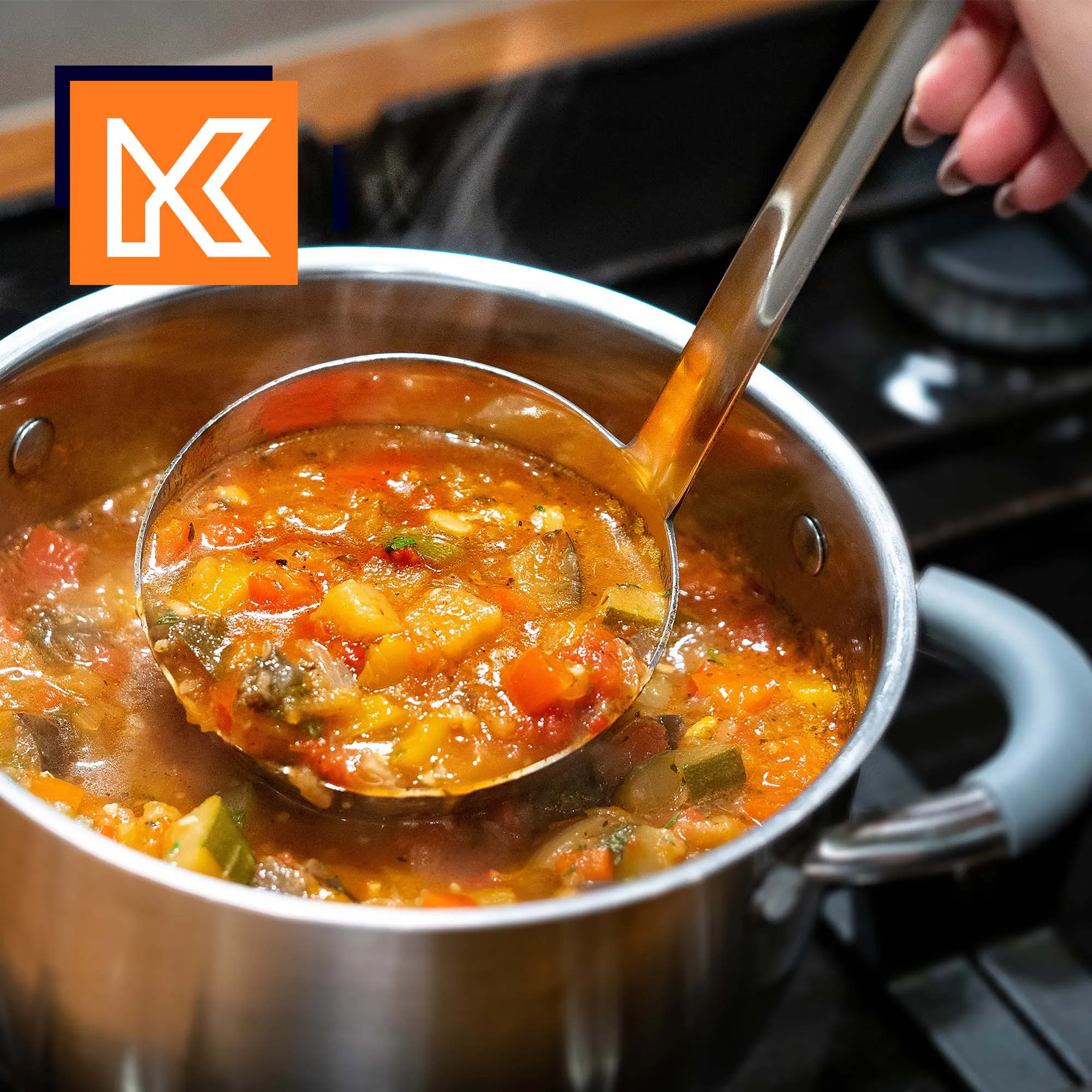 Kebal nerūdijančio plieno šaukštelių rinkinys 60 ml + 100 ml, 2 vnt.