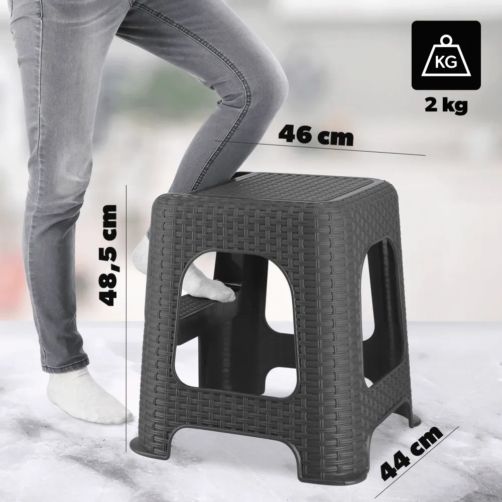 Laiptelis-koptukas, 2 laipteliai, pilkas, 160 kg