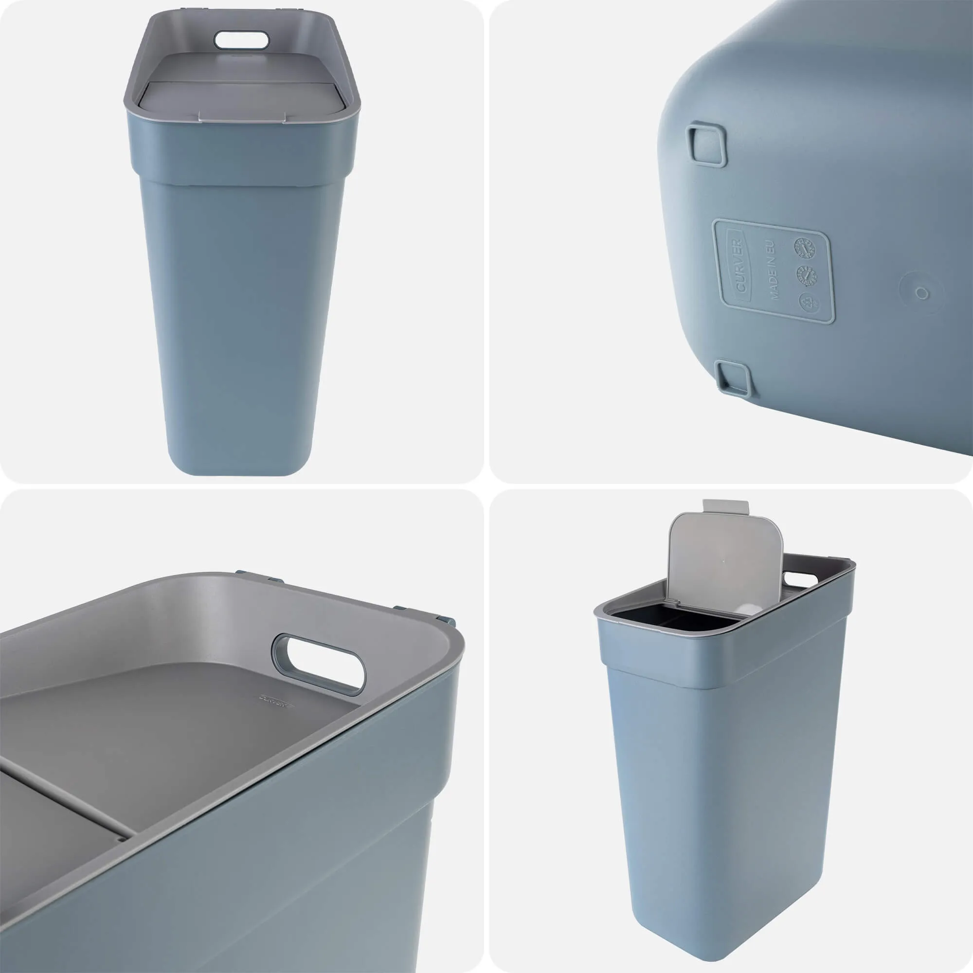 Curver Ready to Collect 30 l mėlyna atliekų rūšiavimo dėžė