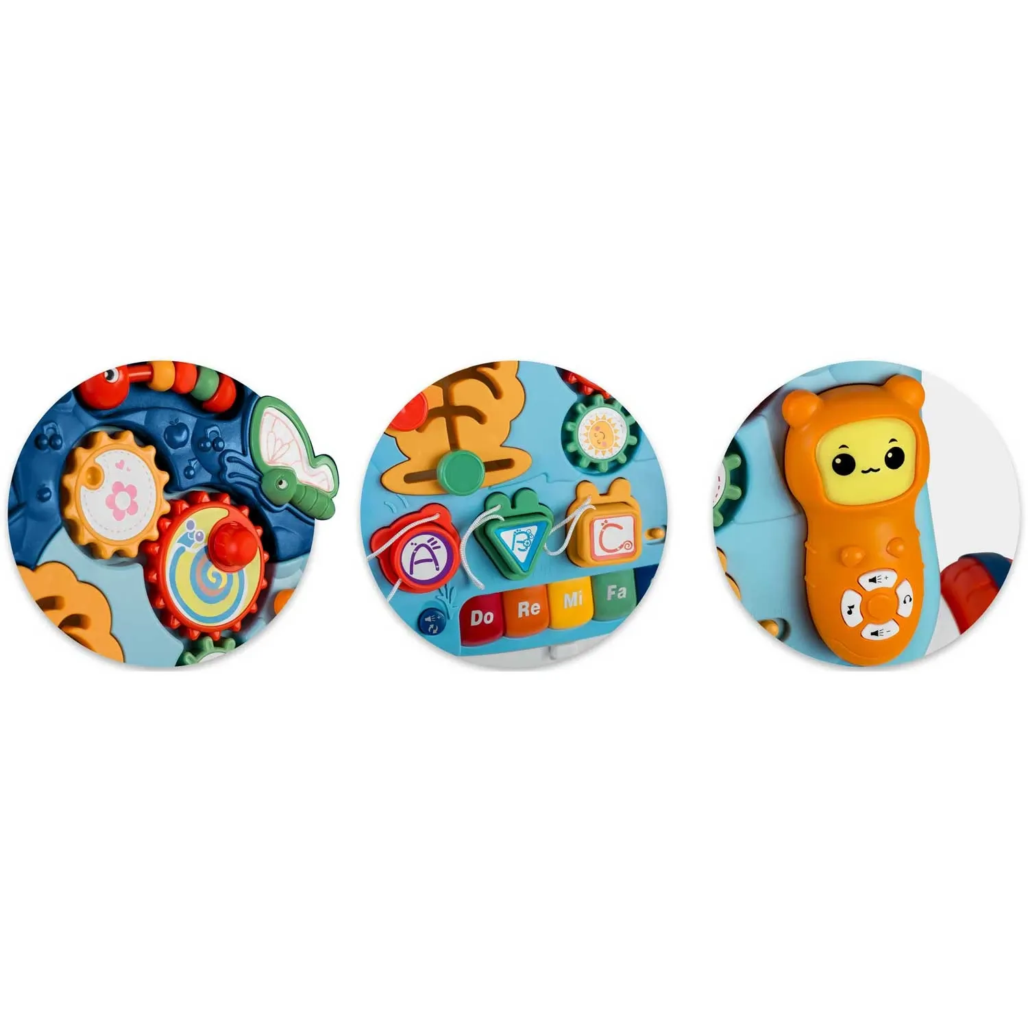 Ricokids 4 viename edukacinis stalas mėlynas 781900 - nuotrauka 1