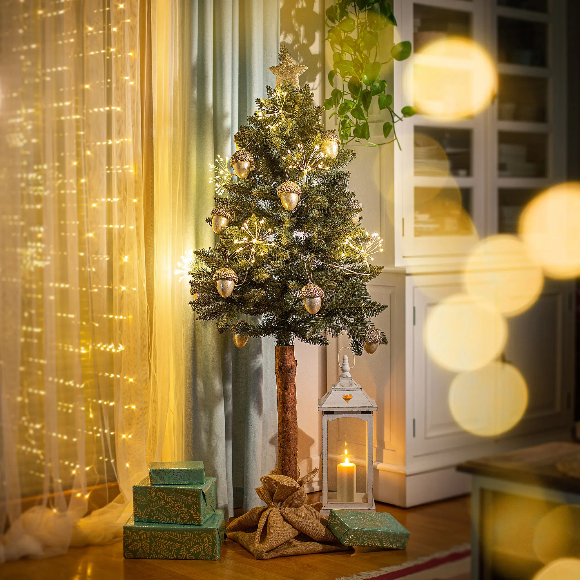 Dirbtinė Kalėdų eglutė Mireval ant kamieno 180 cm