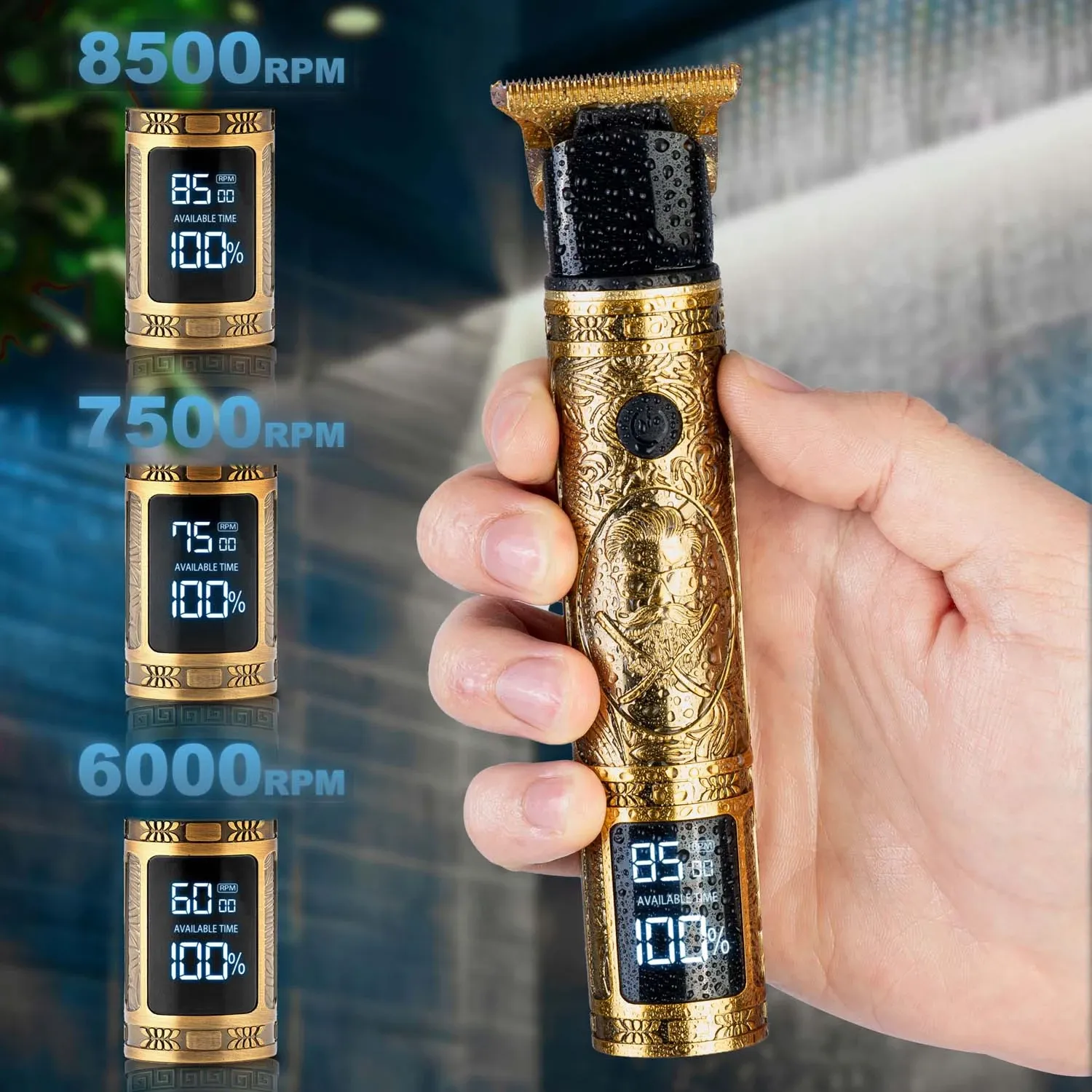 Berdsen BD-261 Gold Barber plaukų kirpimo mašinėlė - nuotrauka 1