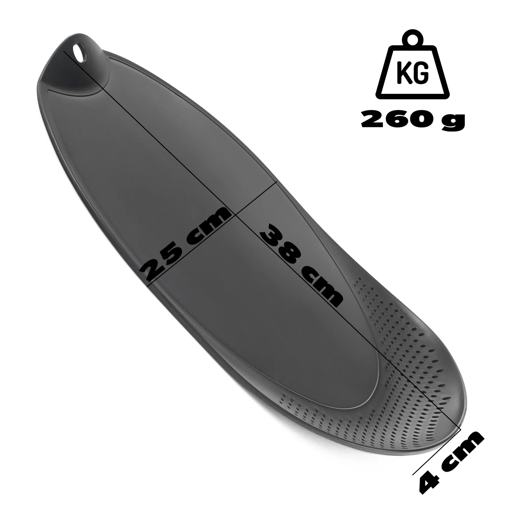 Visso juoda pjaustymo lentelė su nusausintuvu