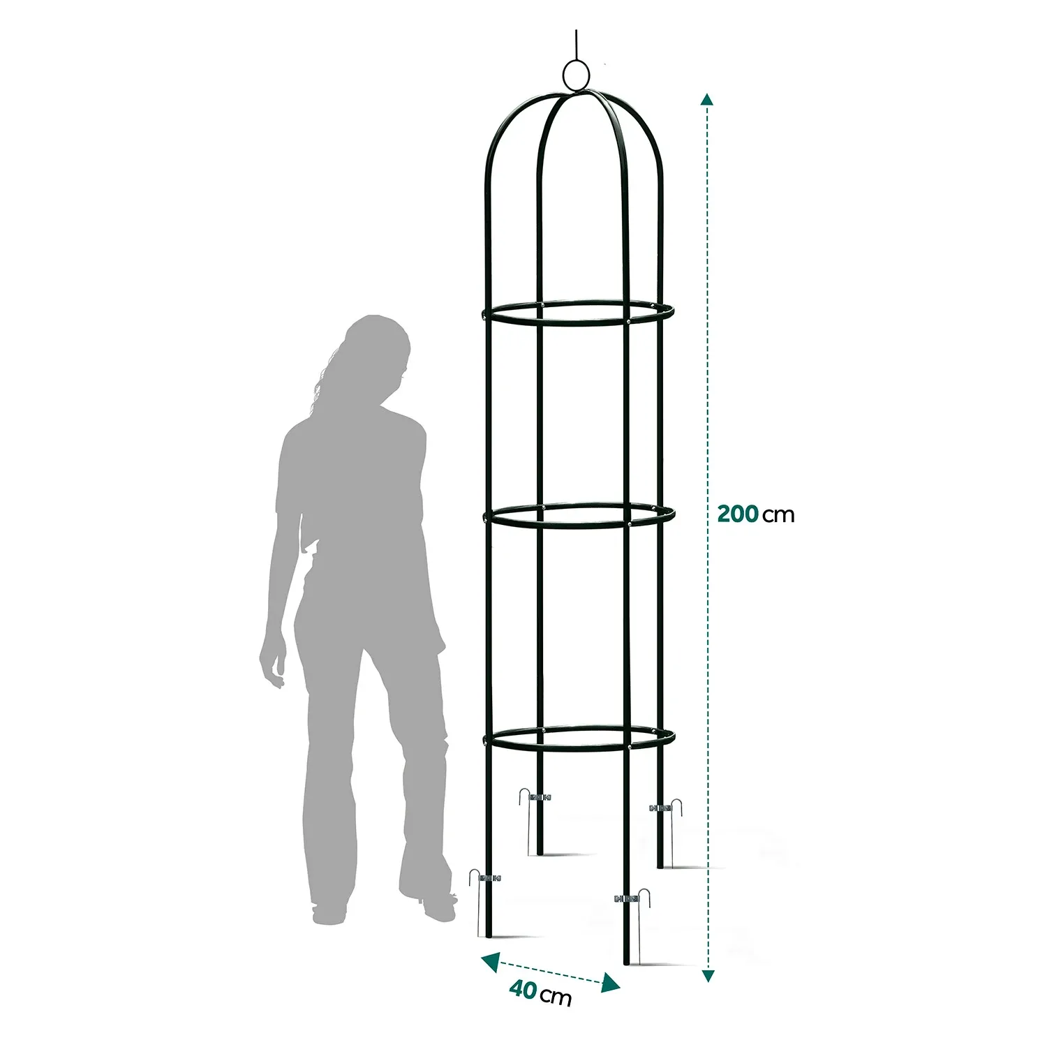 Sodo pavėsinės kolona 200 cm Plonos PL-992 - nuotrauka 1