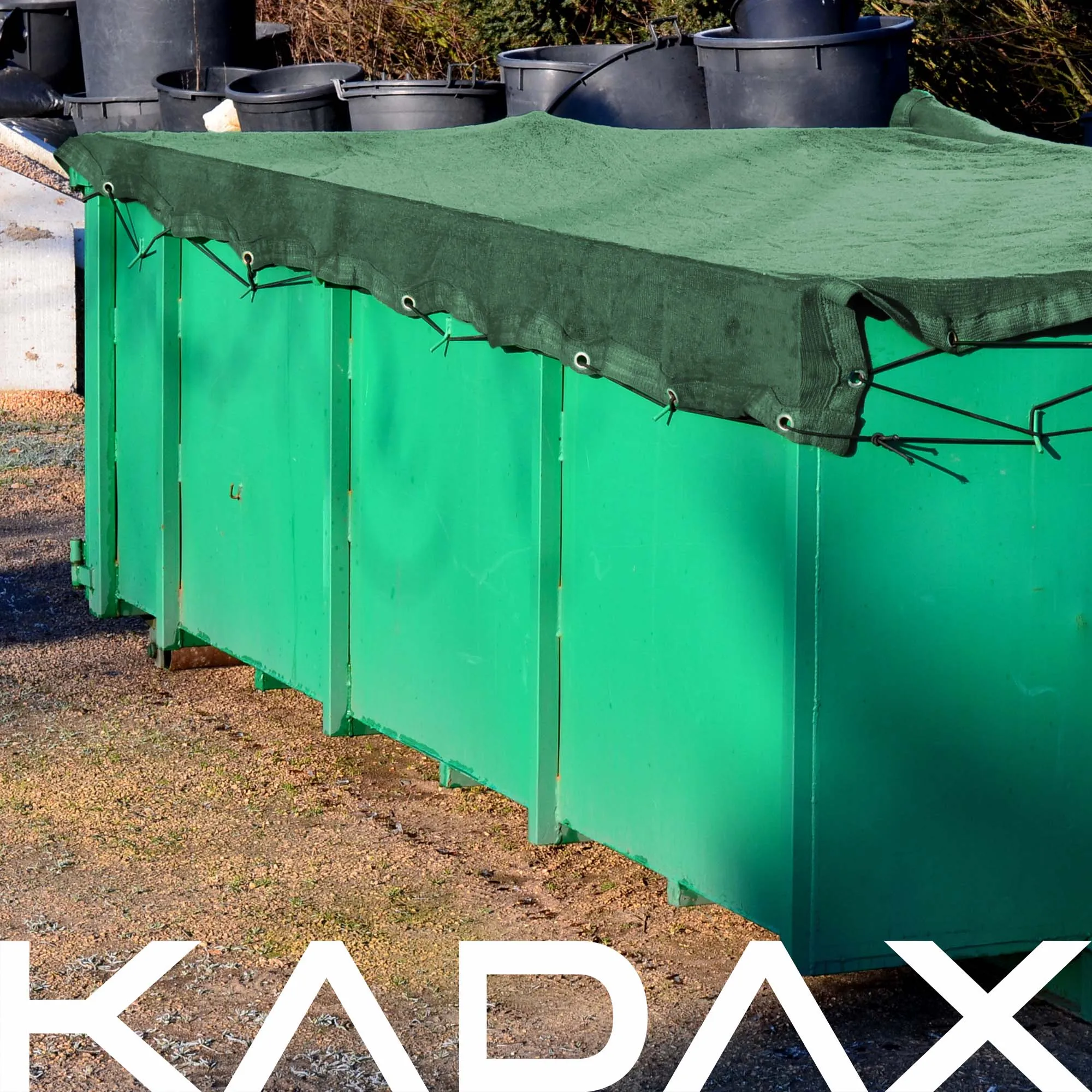 Korso sodo tentas 5x8m, žalias