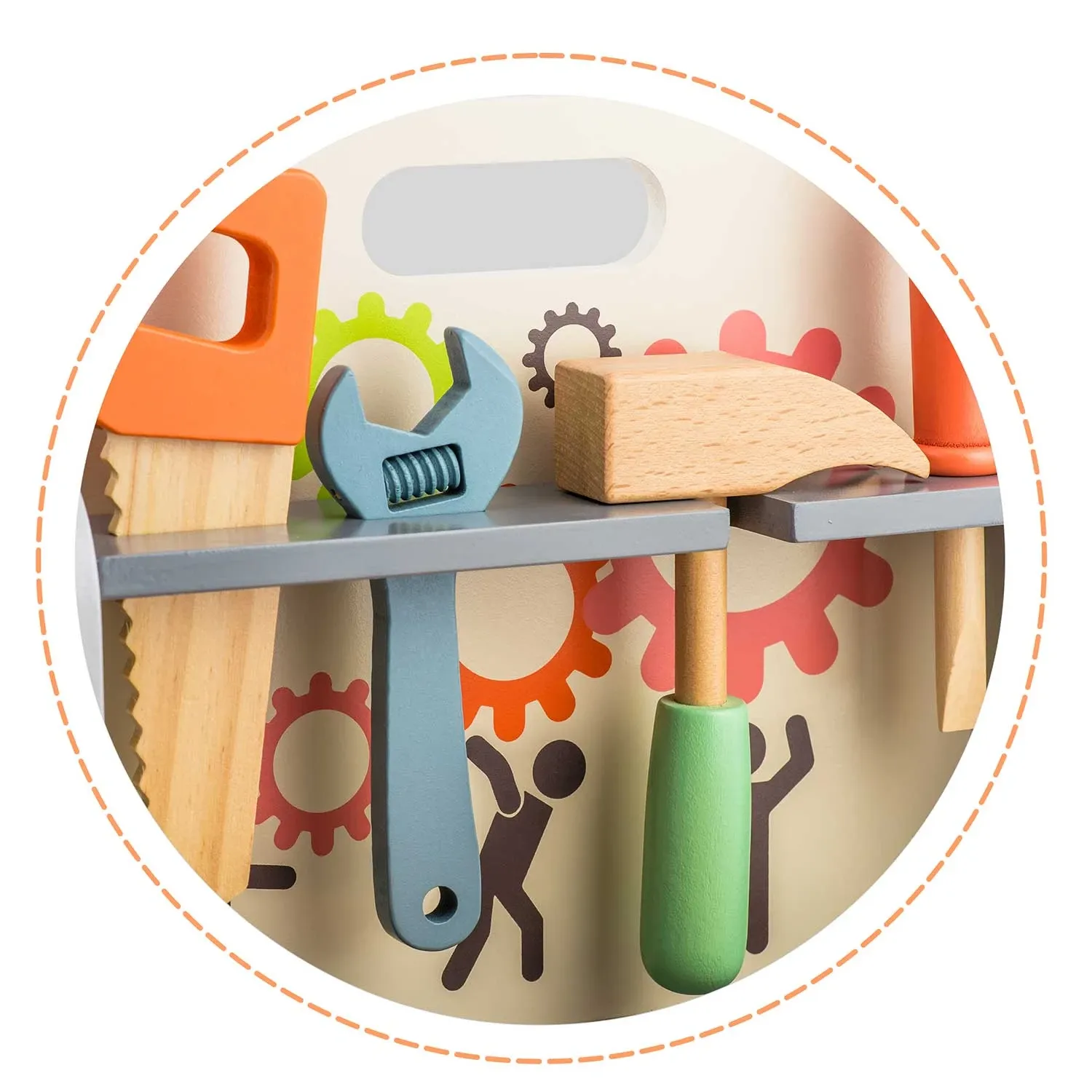 Medinių įrankių dirbtuvės RK-877 Ricokids - nuotrauka 1