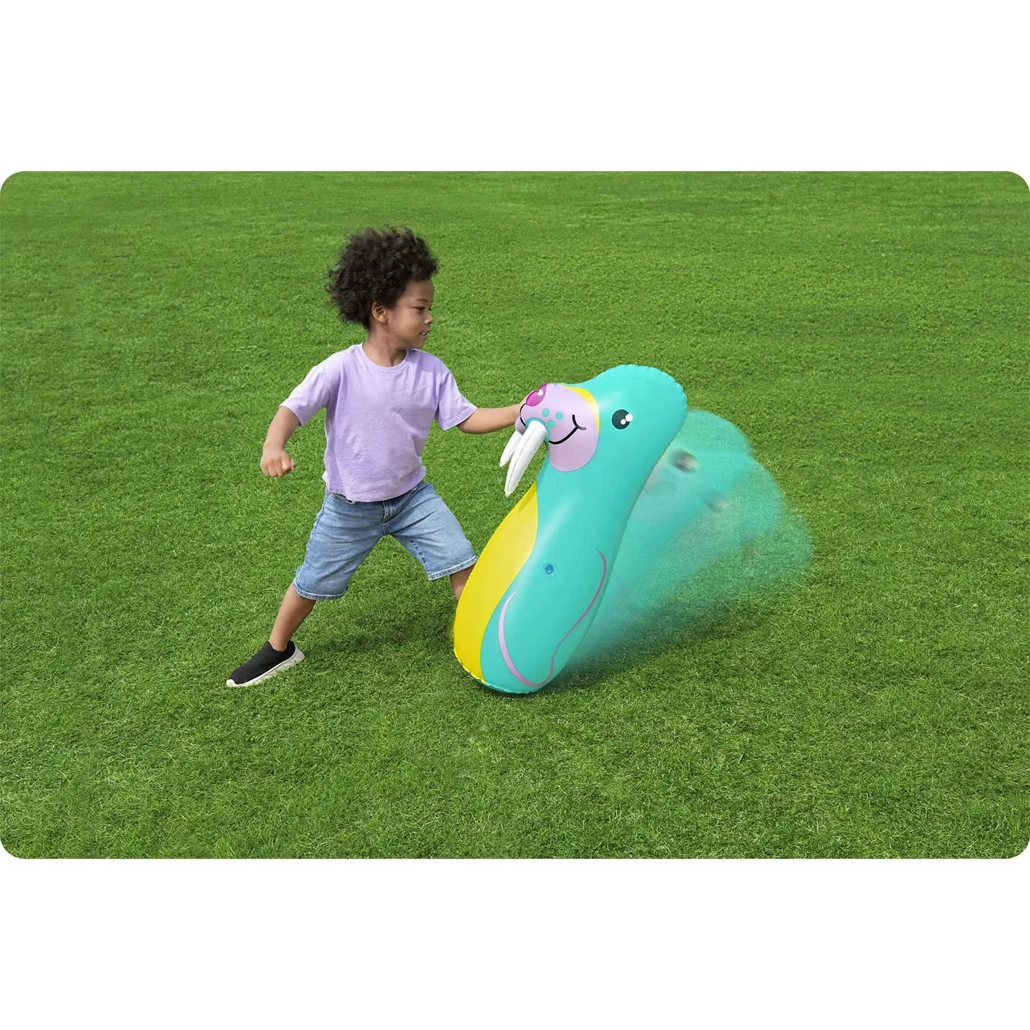 Pripučiamas vėplys-banginis-braidantis batutas „Bestway 52152“ - nuotrauka 1