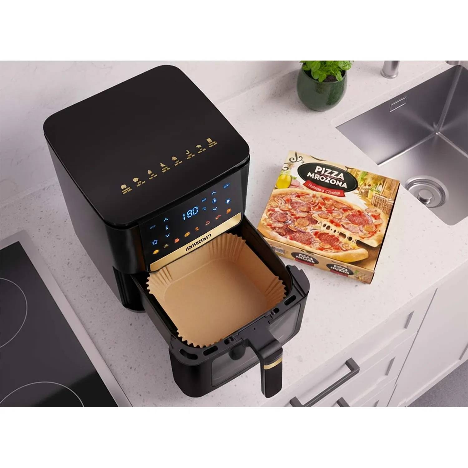 Kepimo popierius gruzdintuvės įdėklams 20 cm Berdsen - 100 vnt. - nuotrauka 1