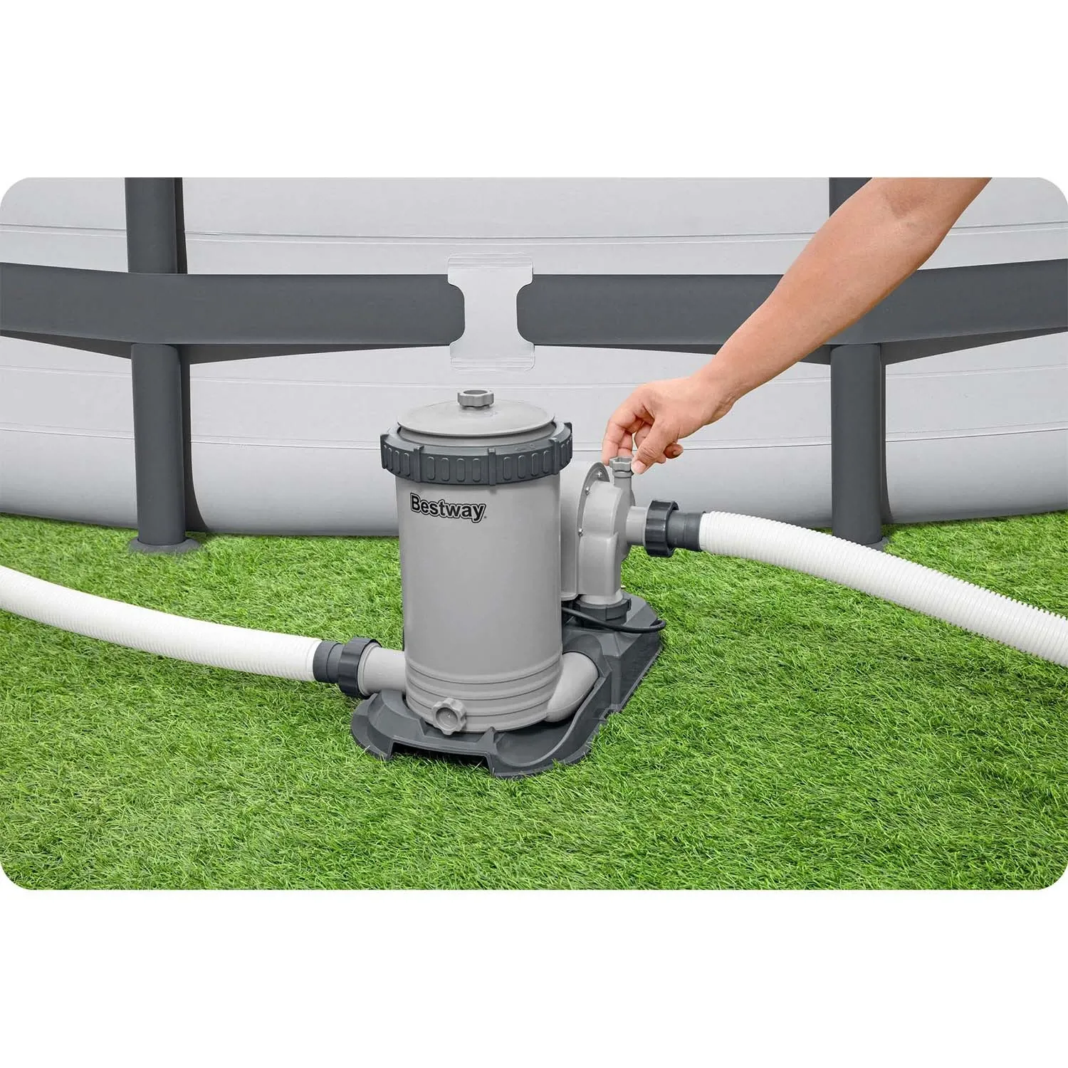„Bestway 58391“ 9463 l/h baseino filtro pompa - nuotrauka 1