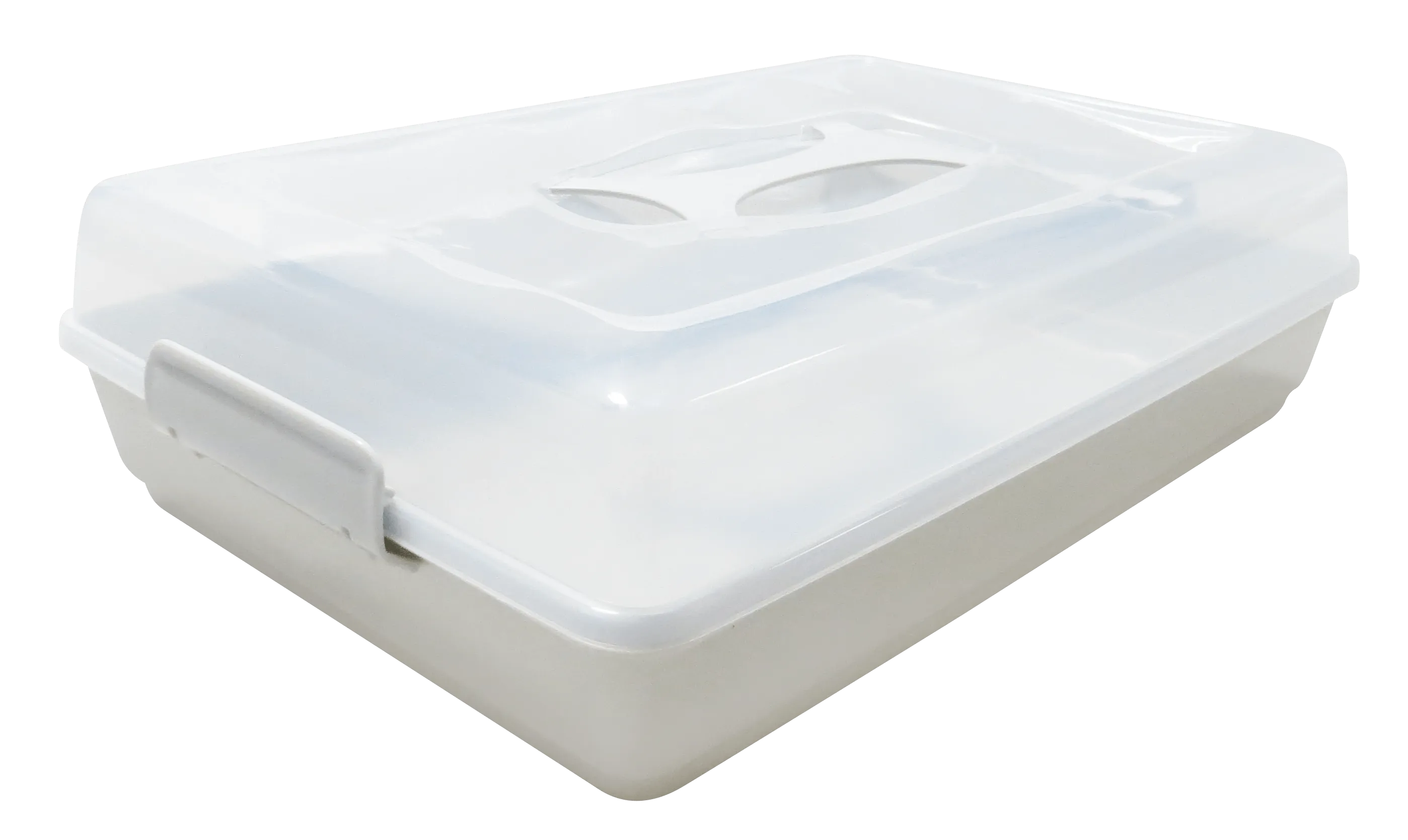 Ovada torto indas su dangteliu ir įdėklu, 43×30 cm, pilkas