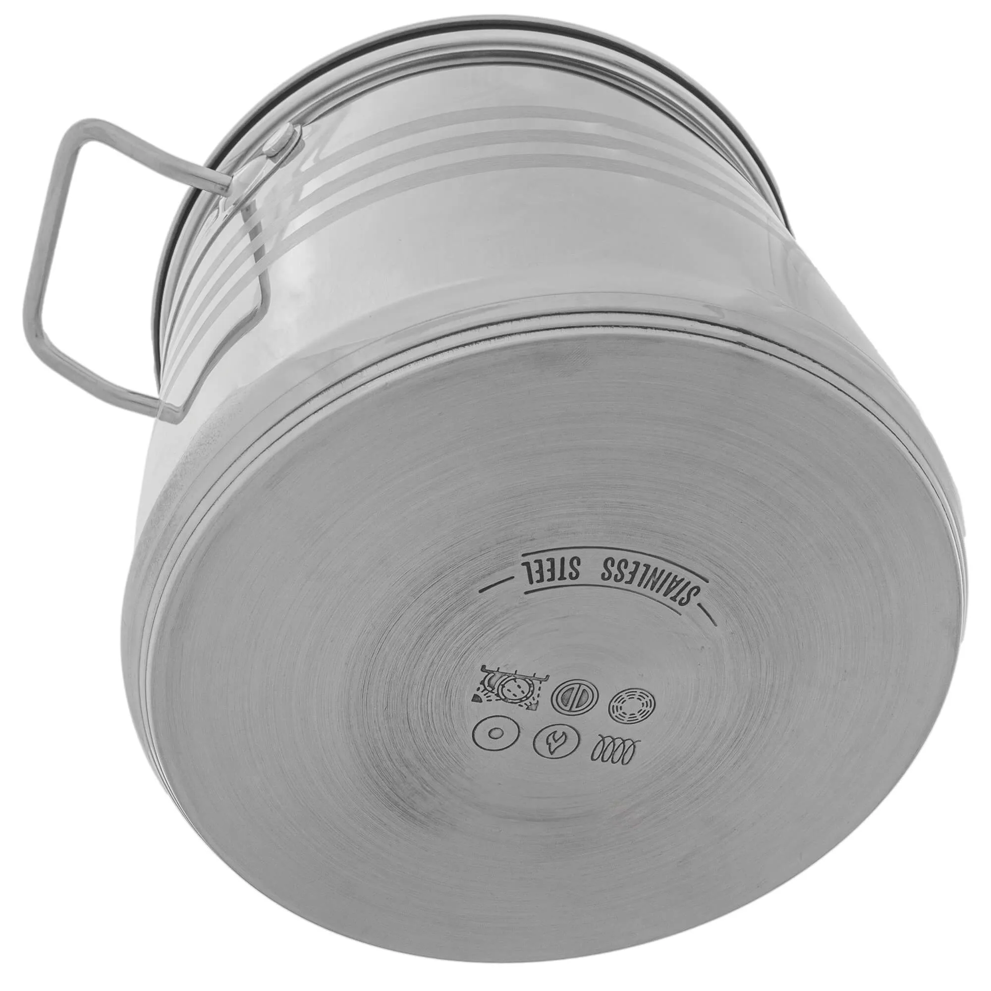 Sveg plieninis puodas su dangčiu 6,6 l