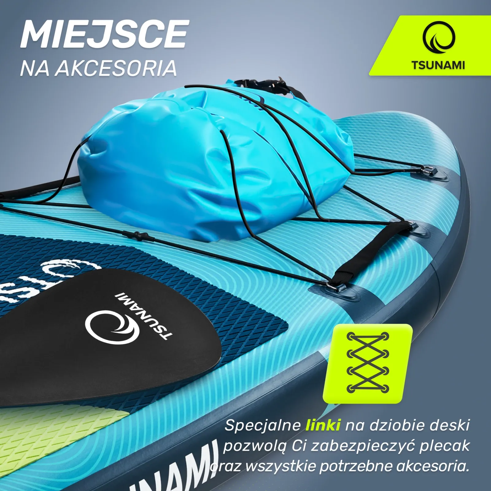 SUP PRO TSUNAMI irklentė 350 cm T14