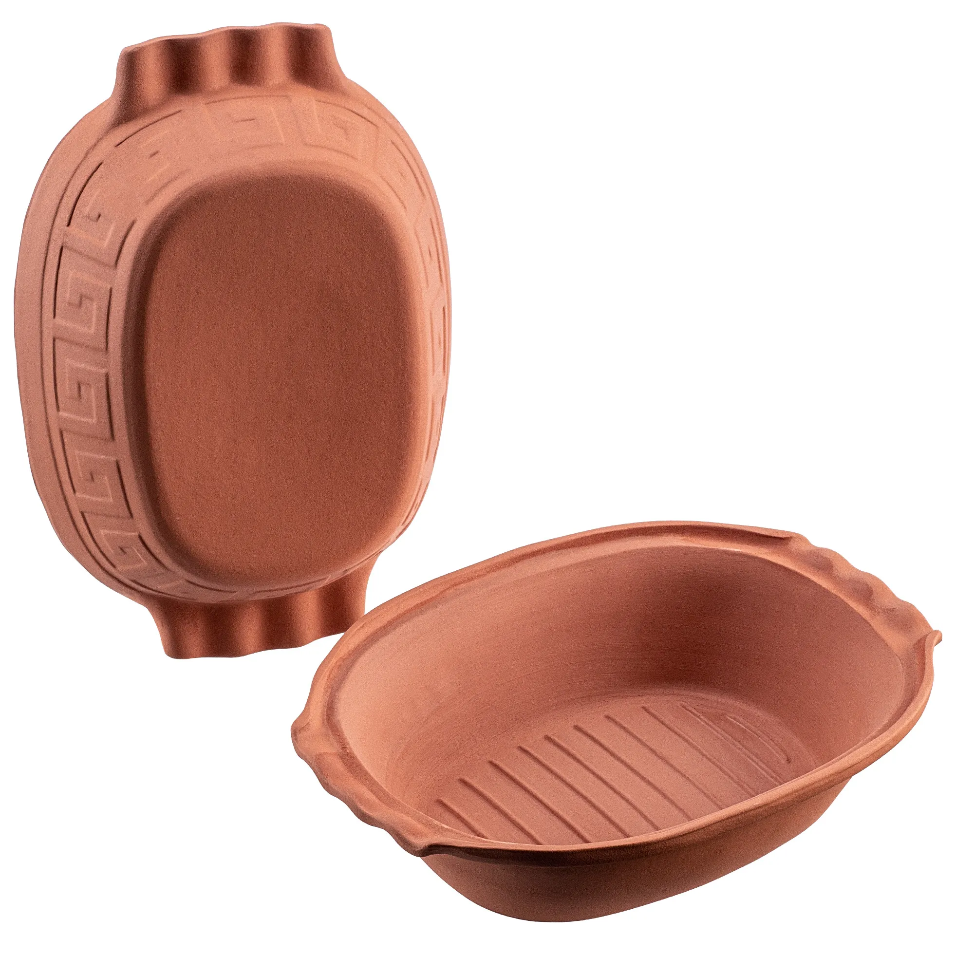 Augustus romėniškas puodas 4 l, ovalus