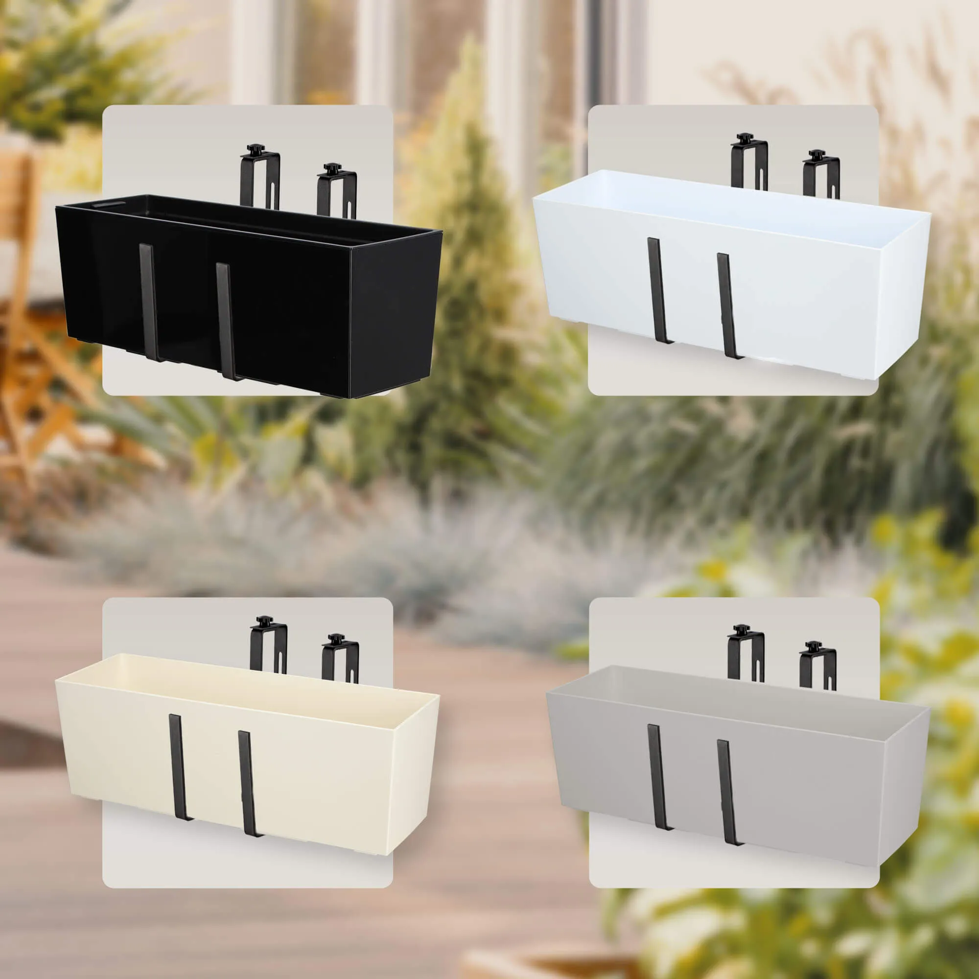 Fontana balkono dėžė su rankena