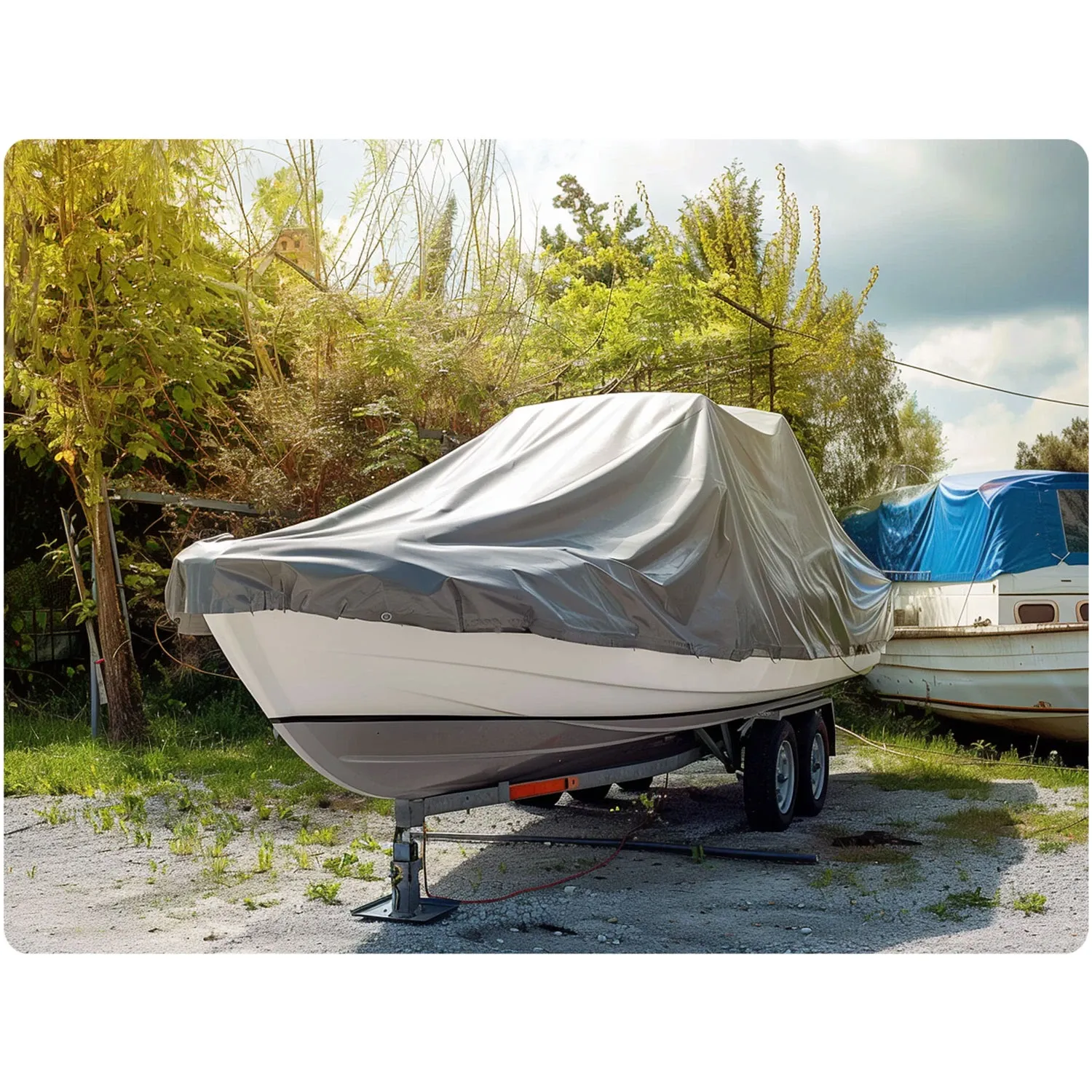 Brezentas 300 x 200 cm 120 g/m2 Plonos PL-500 - nuotrauka 1