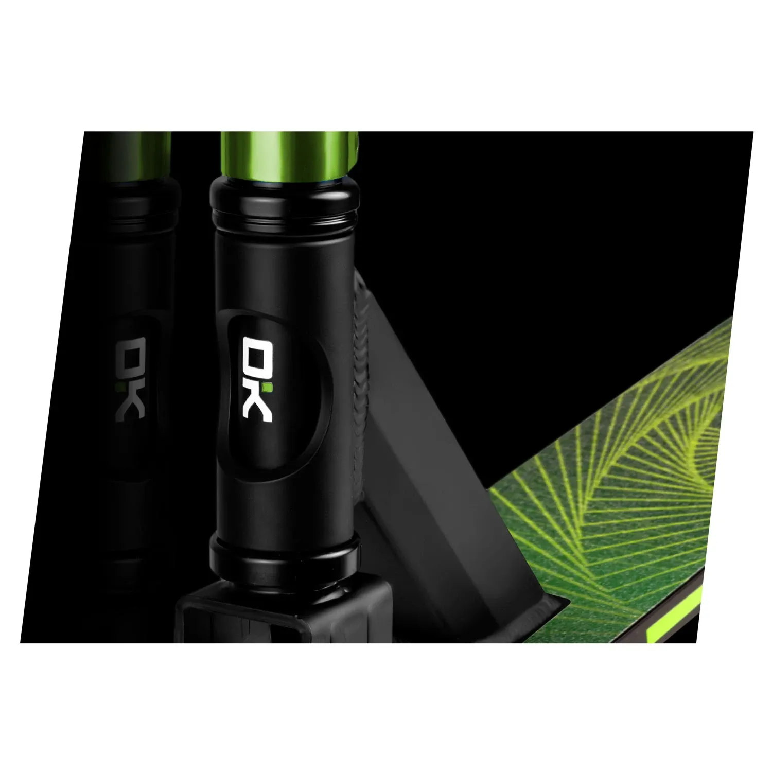 SOKE PRO triukų paspirtukas geltonas ir žalias - nuotrauka 1