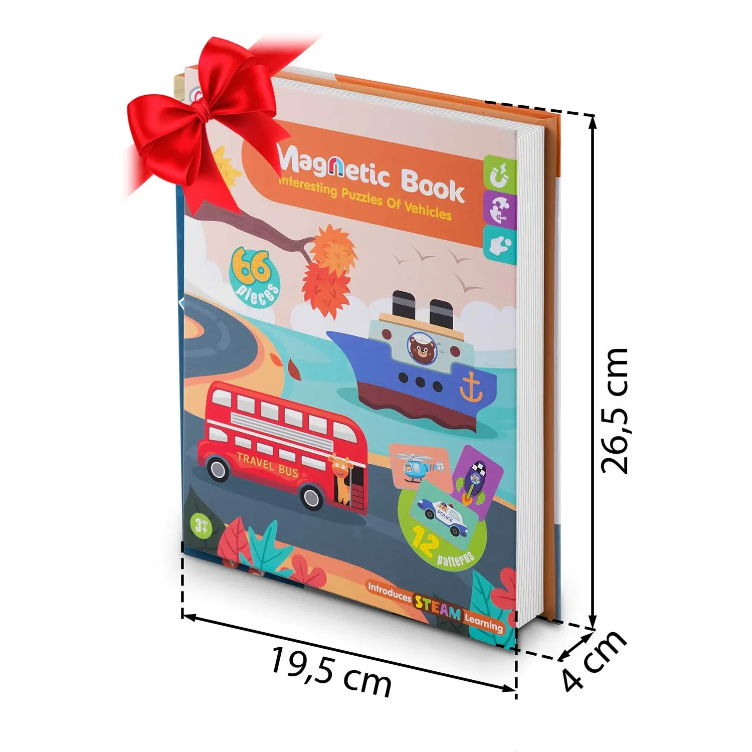 Magnetinė dėlionė „Transporto priemonės“ RK-770 - nuotrauka 1