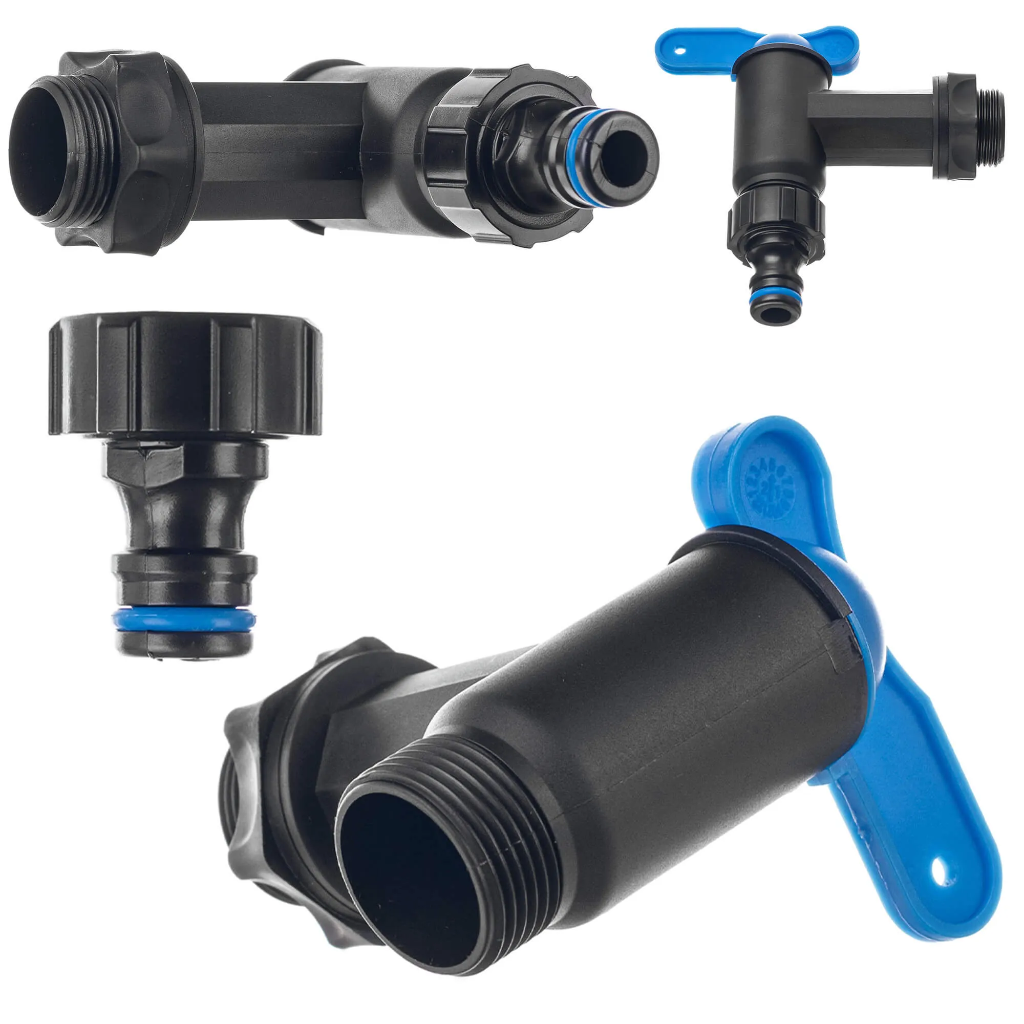 Mora juodas ir mėlynas jungčių rinkinys + greitoji jungtis