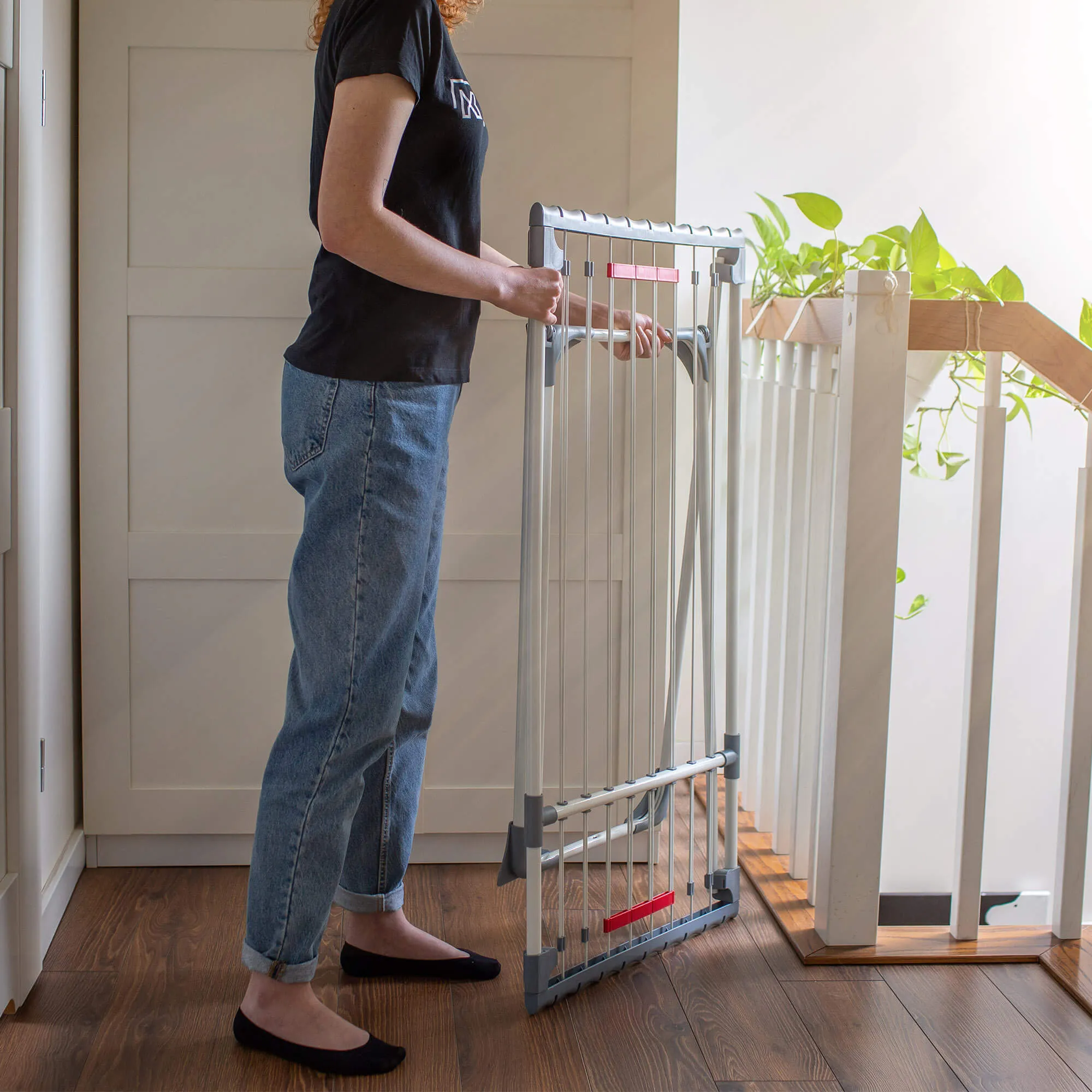 Teleskopinė pastatoma drabužių džiovyklė, pilka, 110–196 cm