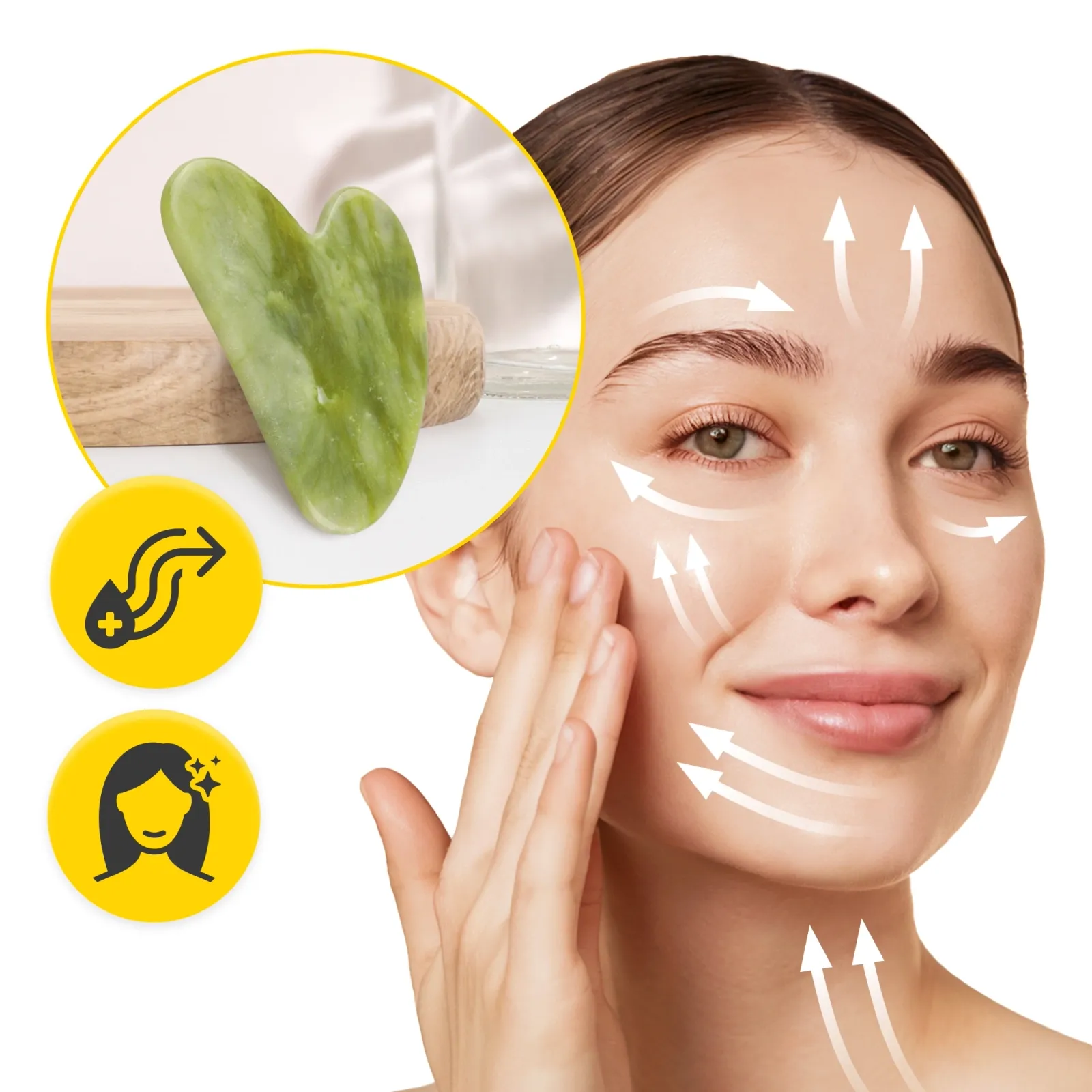 Klasikinis Gua Sha akmuo