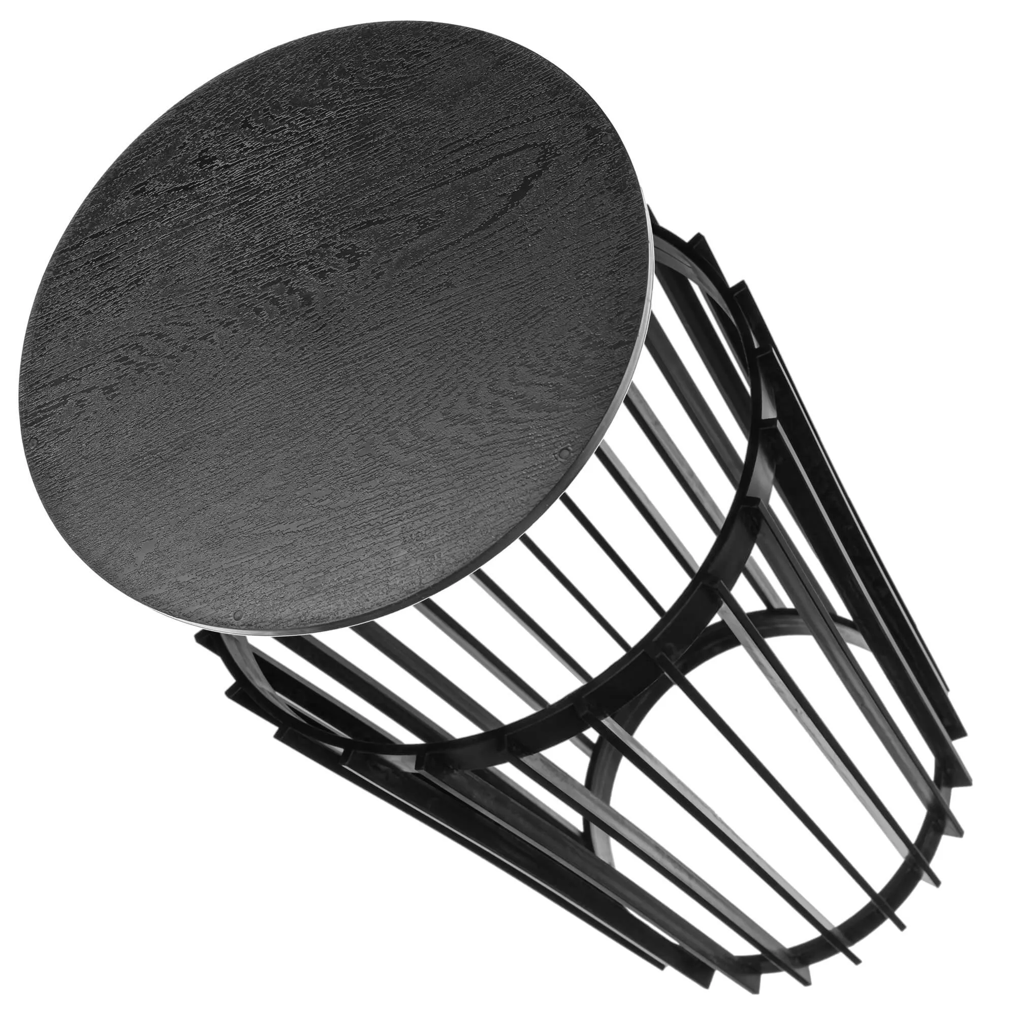 Aytre dvipusis augalų stovas 54 cm juodas + juodas stalviršis