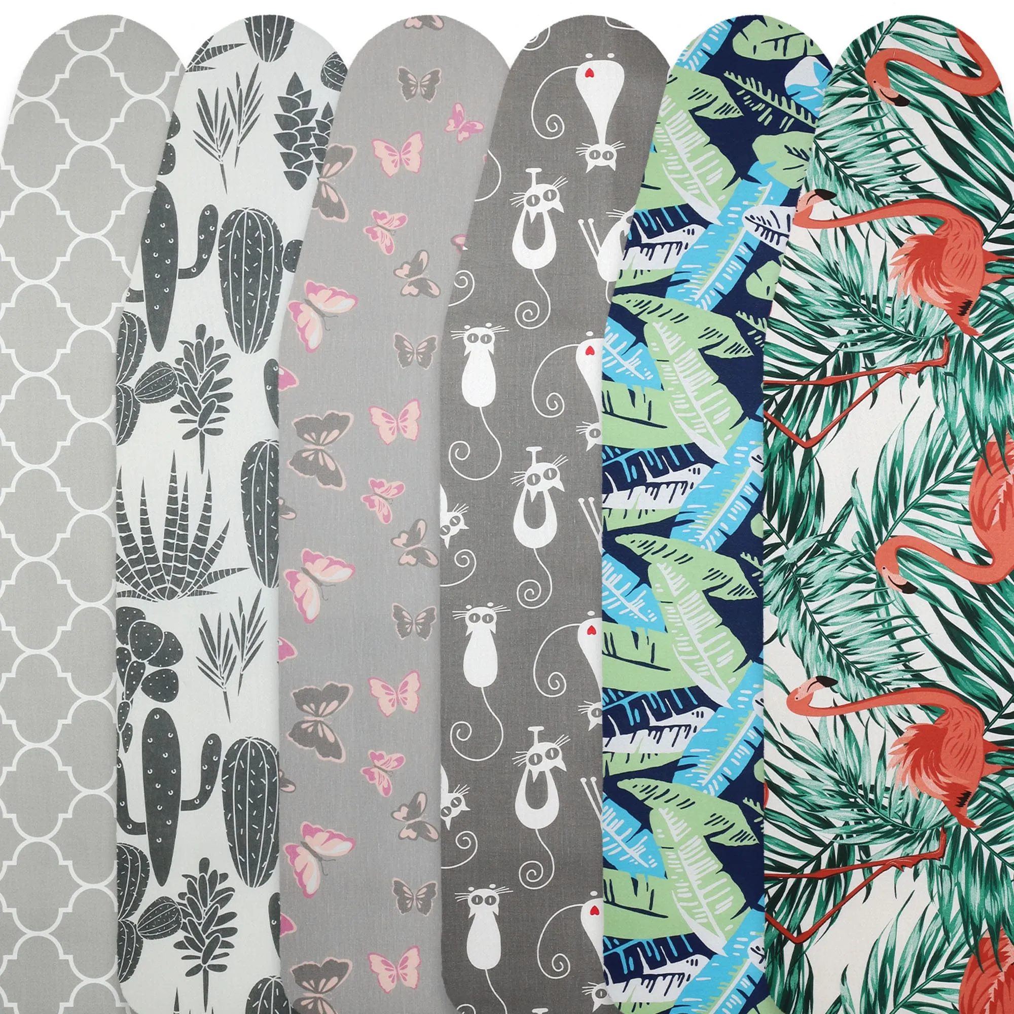 „Tena Flamingos“ lyginimo lentos užvalkalas, tamprus, 132 x 48 cm