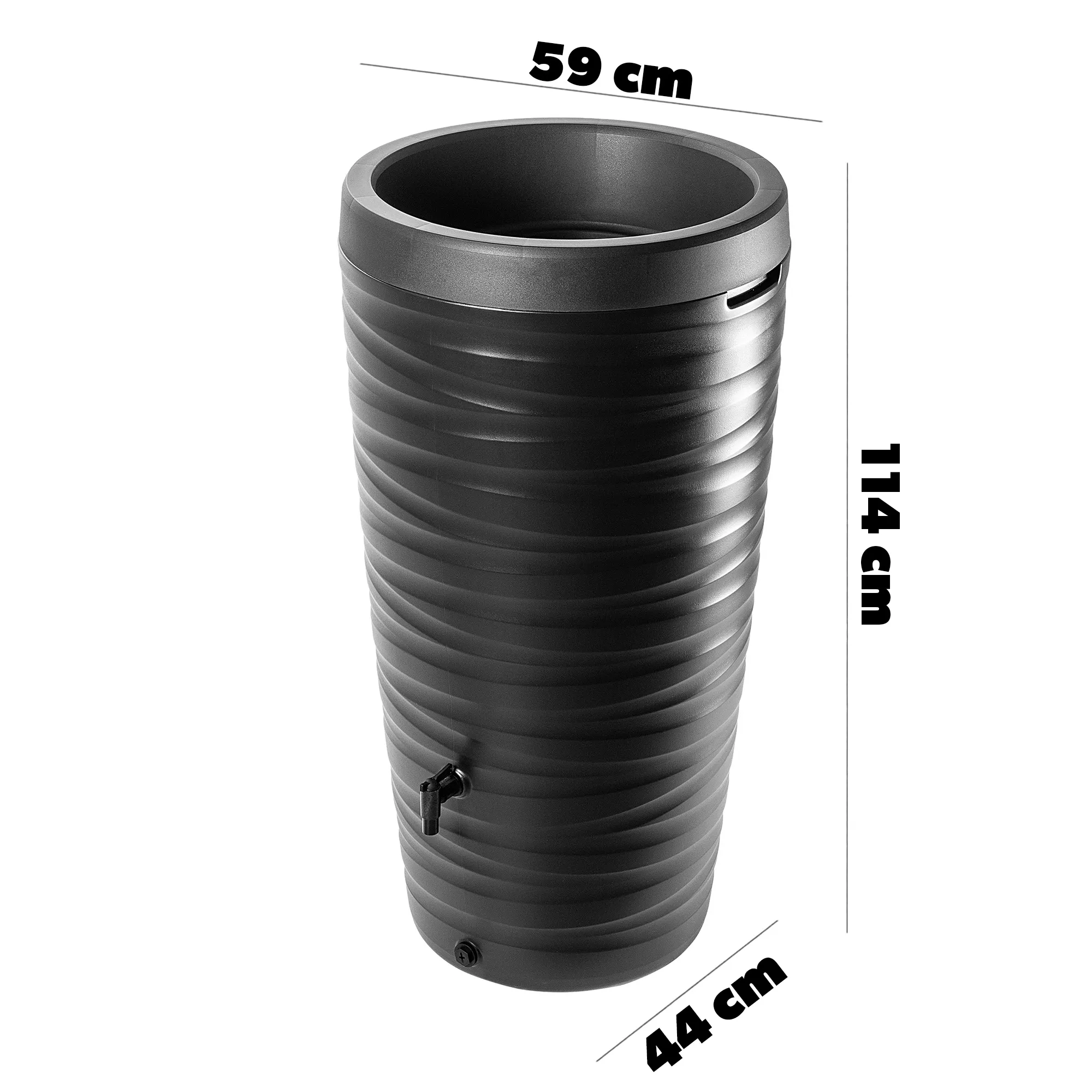 Maser 240L lietaus vandens bakas + prijungimo komplektas