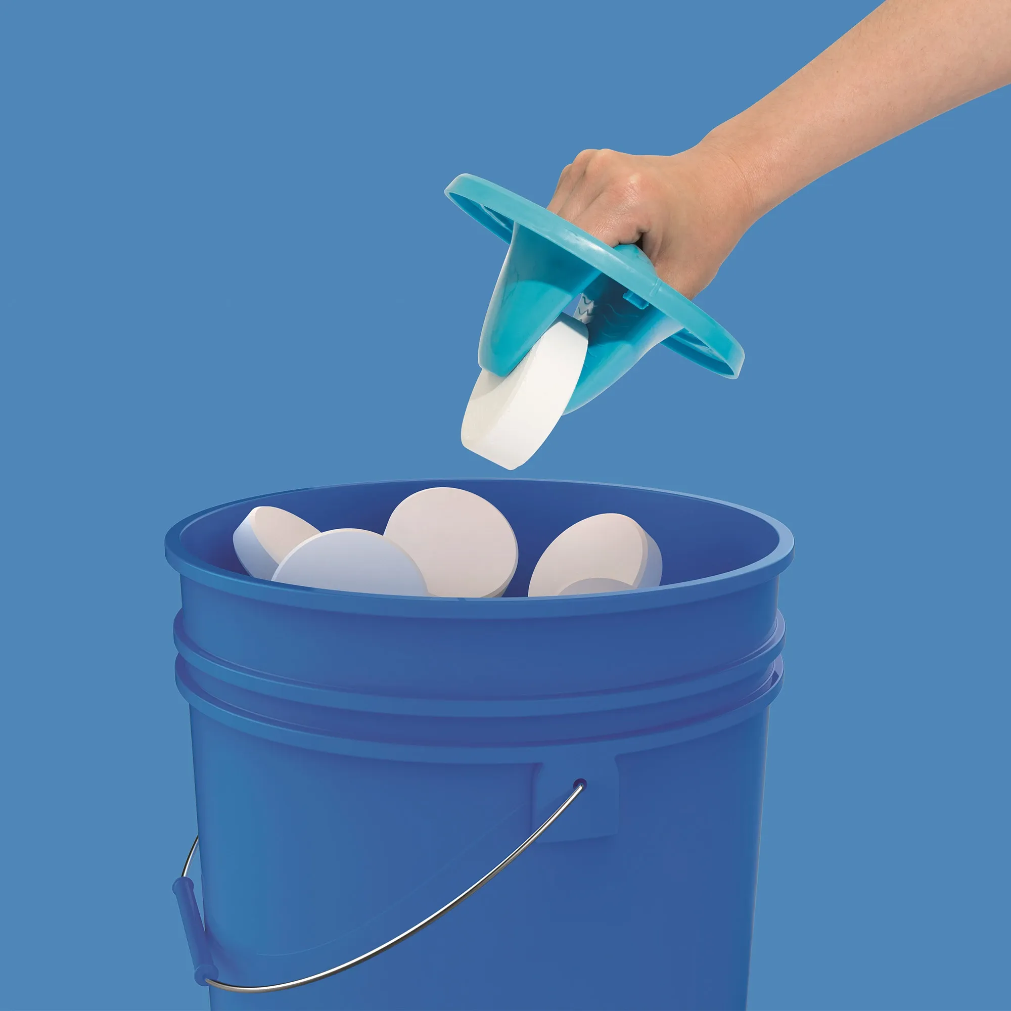 Didelis plūduras, „Bestway 58474“ baseino chemikalų dozatorius - nuotrauka 1