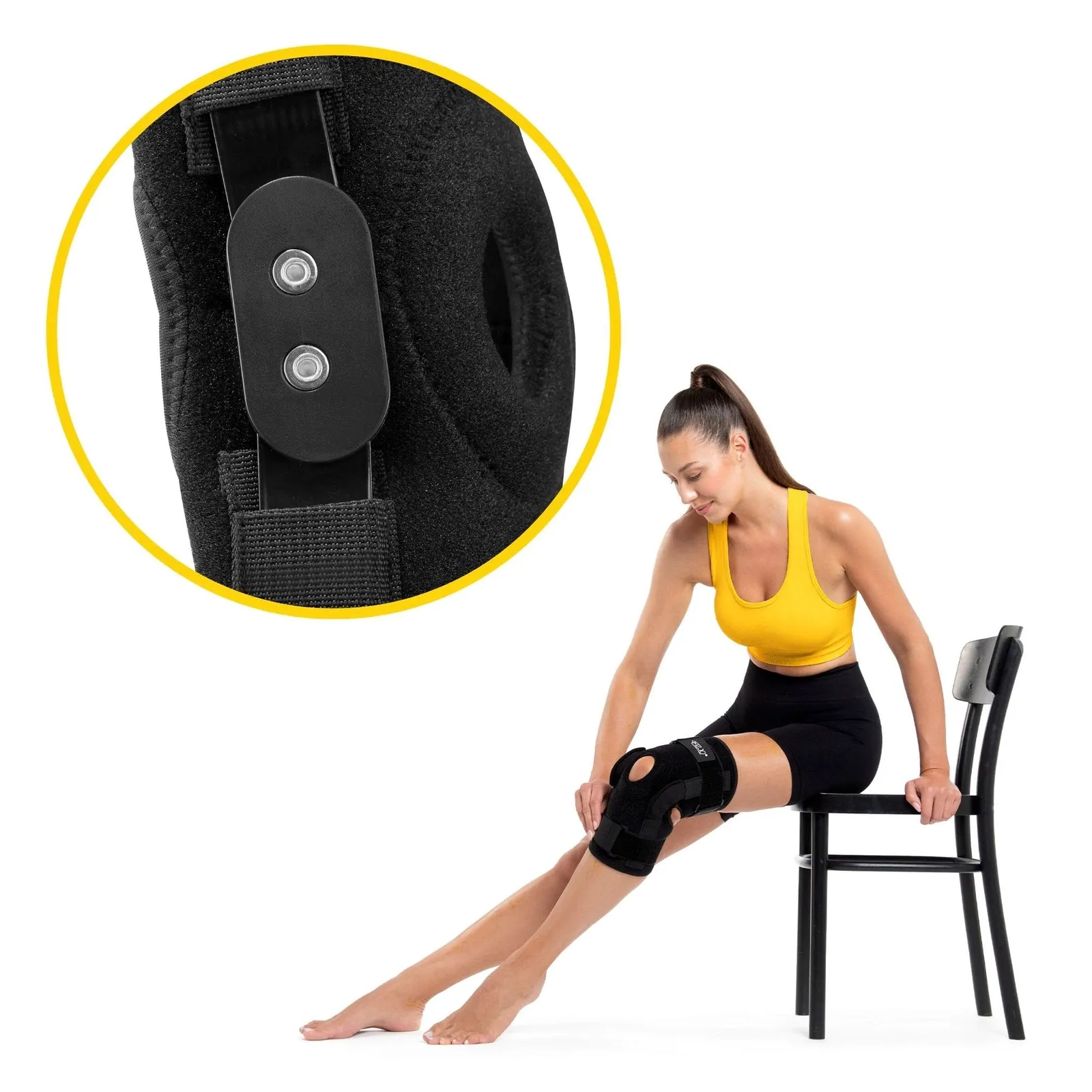 Kelio įtvaras su girnelės stabilizavimu XXL