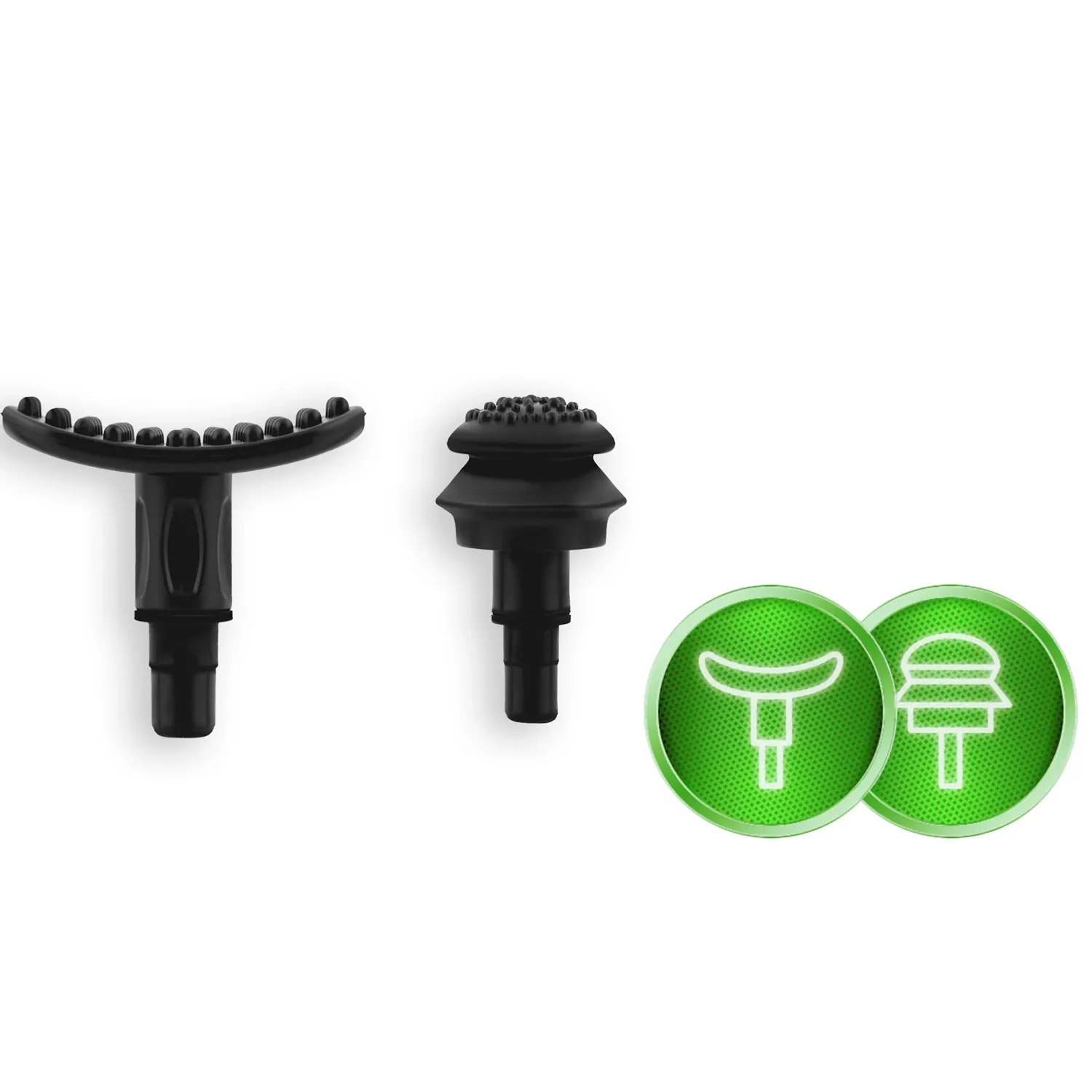 Kūno masažo pistoletas NS-501 Neo-sport juodas su 8 antgaliais - nuotrauka 1