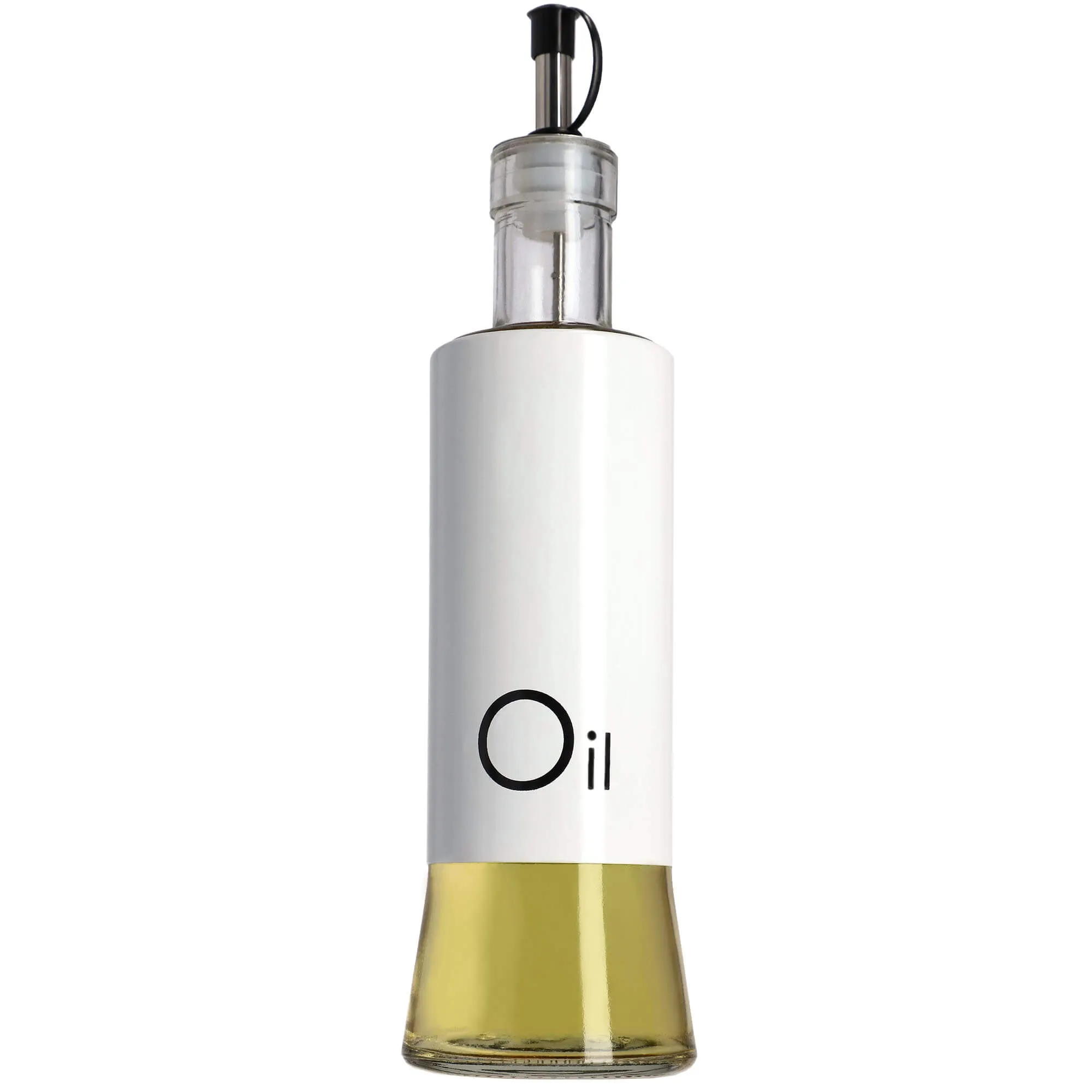 Alyvuogių aliejaus ir aliejaus su dozatoriumi buteliai po 280 ml, 2 vnt.