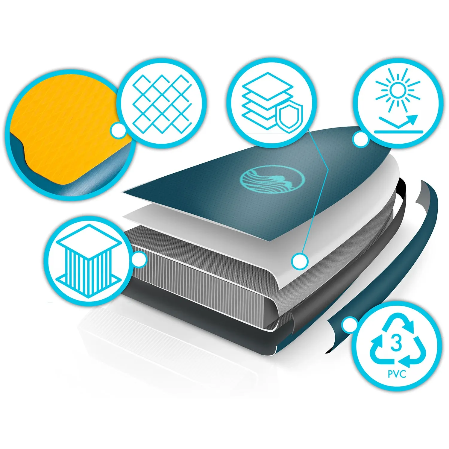 Reefbreak irklentė 350 x 81 x 15 cm Neo-Sport 170301 - nuotrauka 1