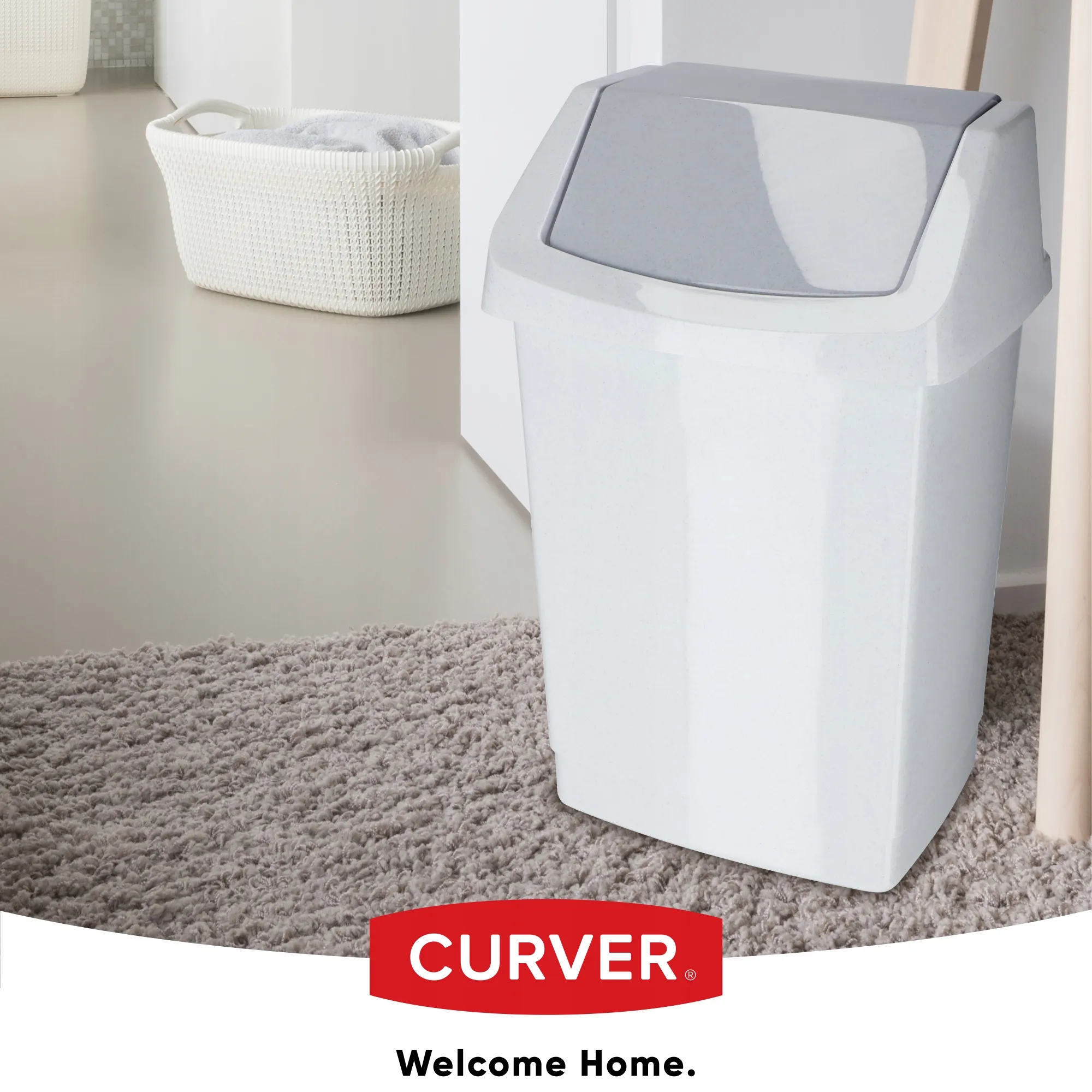 Curver Click-IT šiukšliadėžė 50 l, pilka