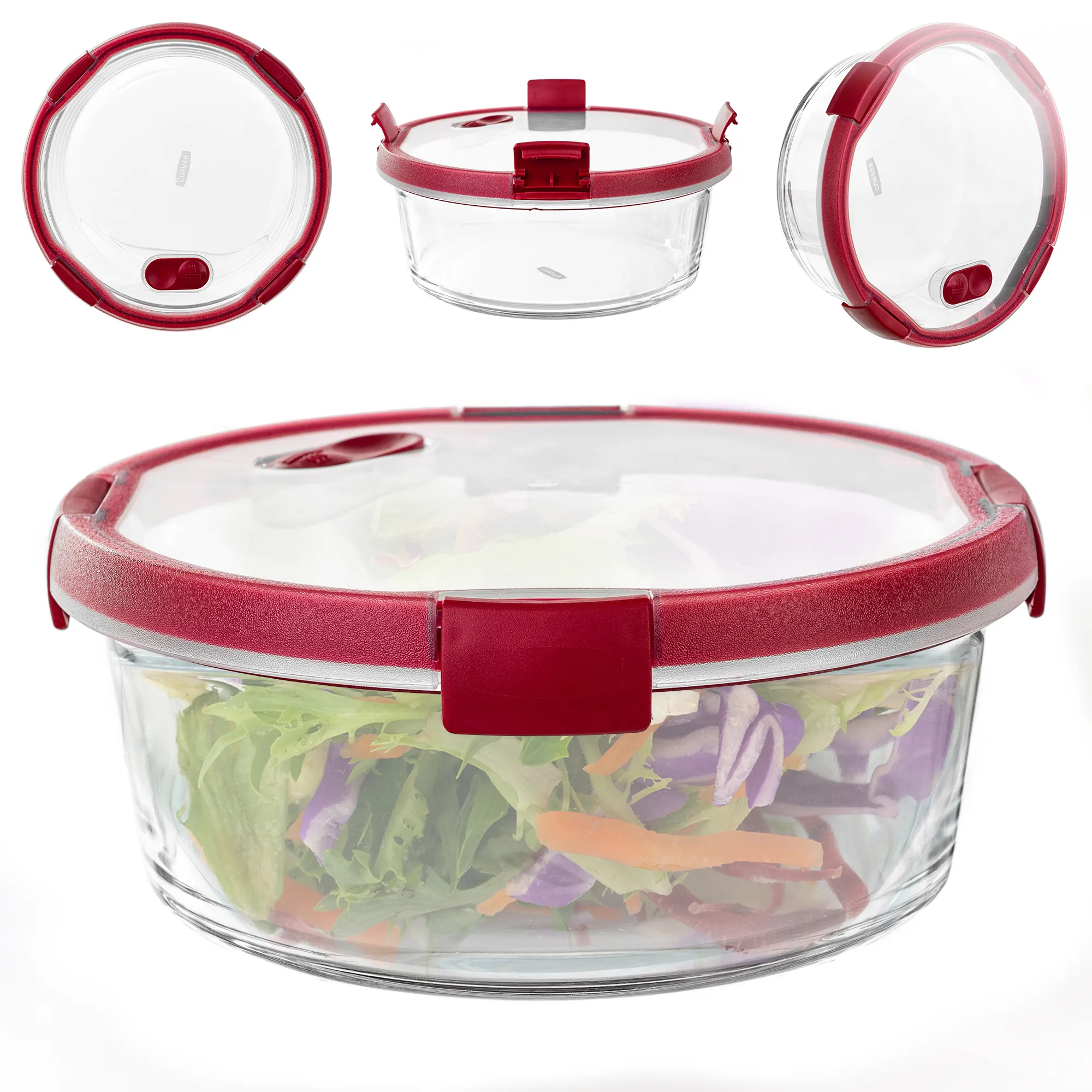 Curver Smart Cook 1,2 l karščiui atsparus indas su dangčiu