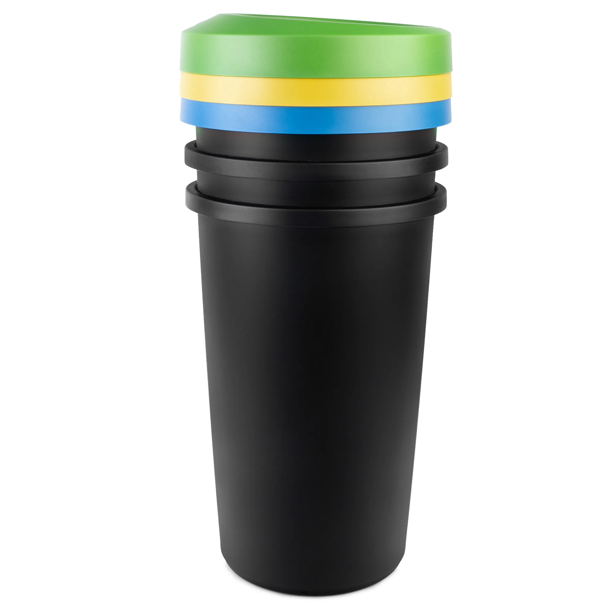 Givry šiukšliadėžė 3 x 25 l, juoda