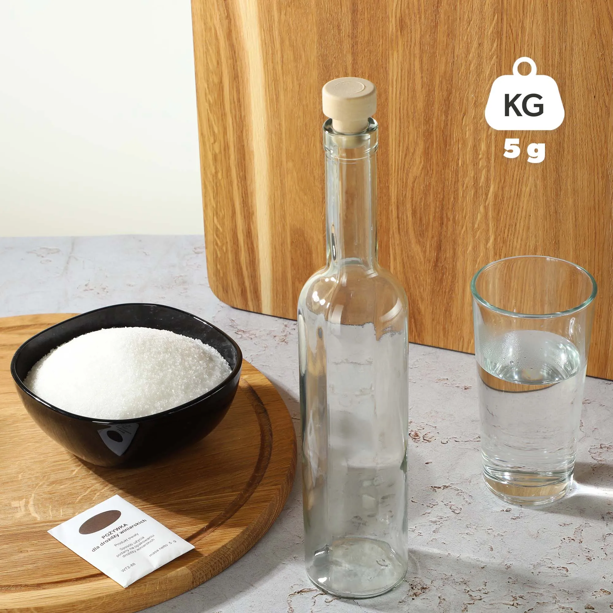 Vyno mielių maistinė medžiaga, 5 g