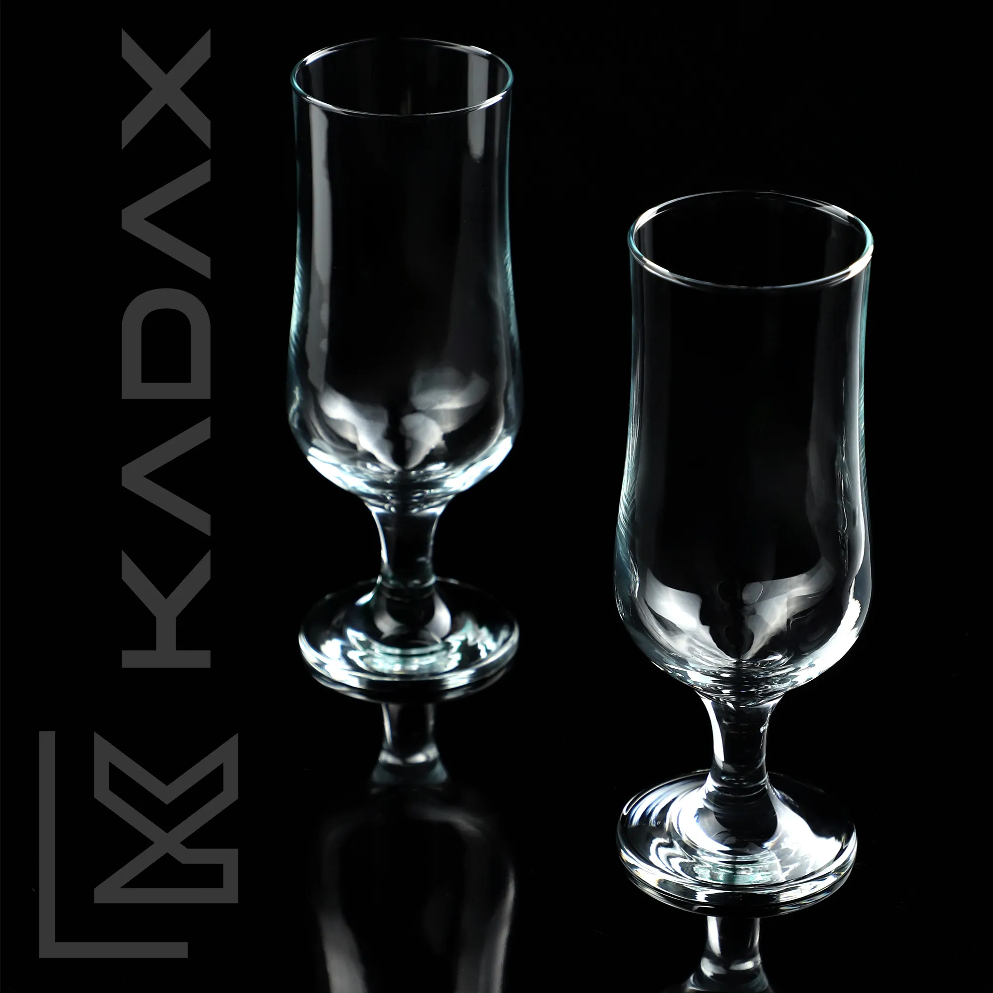 Stiklinės su kojelėmis, 370 ml, 6 vnt.