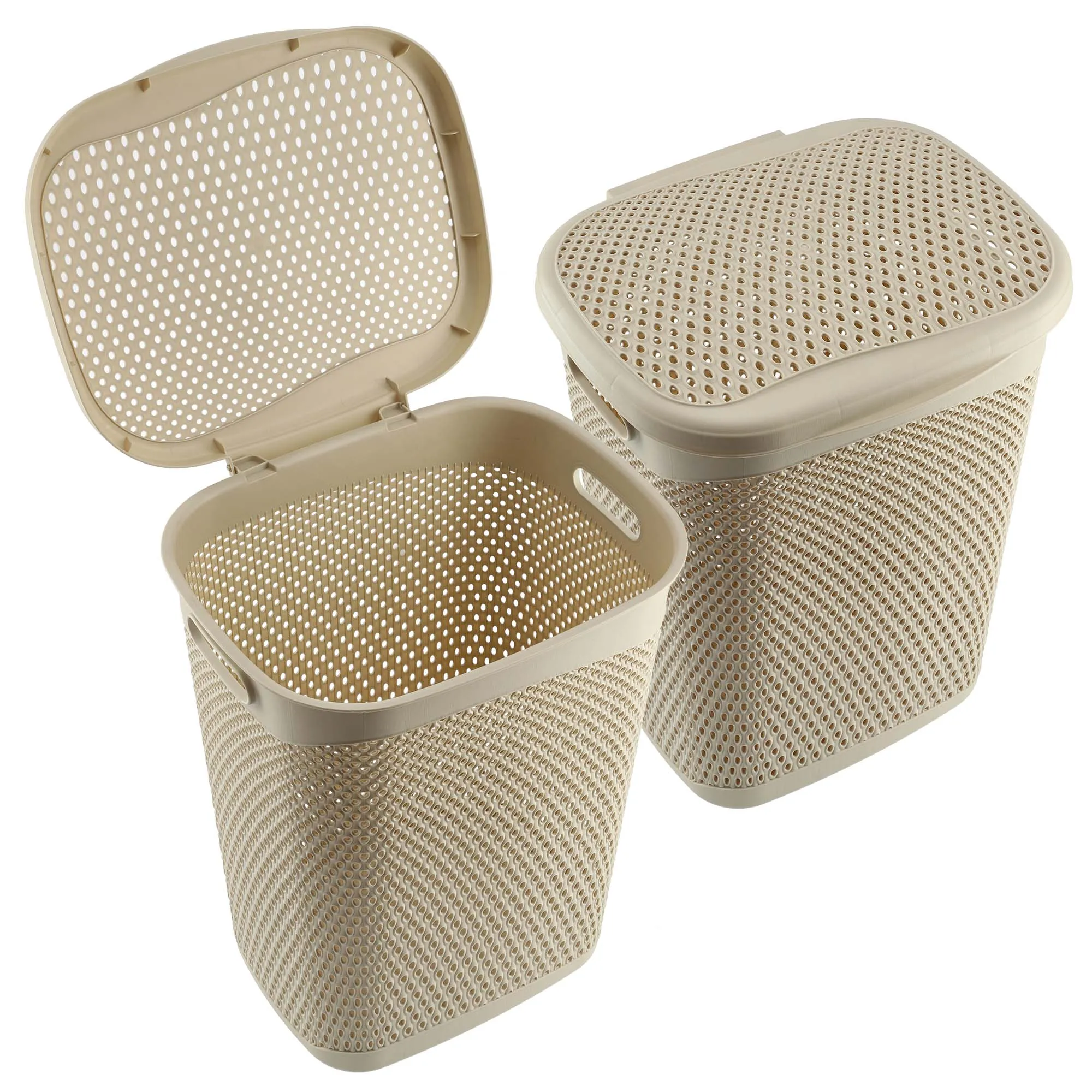 Briec skalbinių krepšys, 55 l, smėlio spalvos