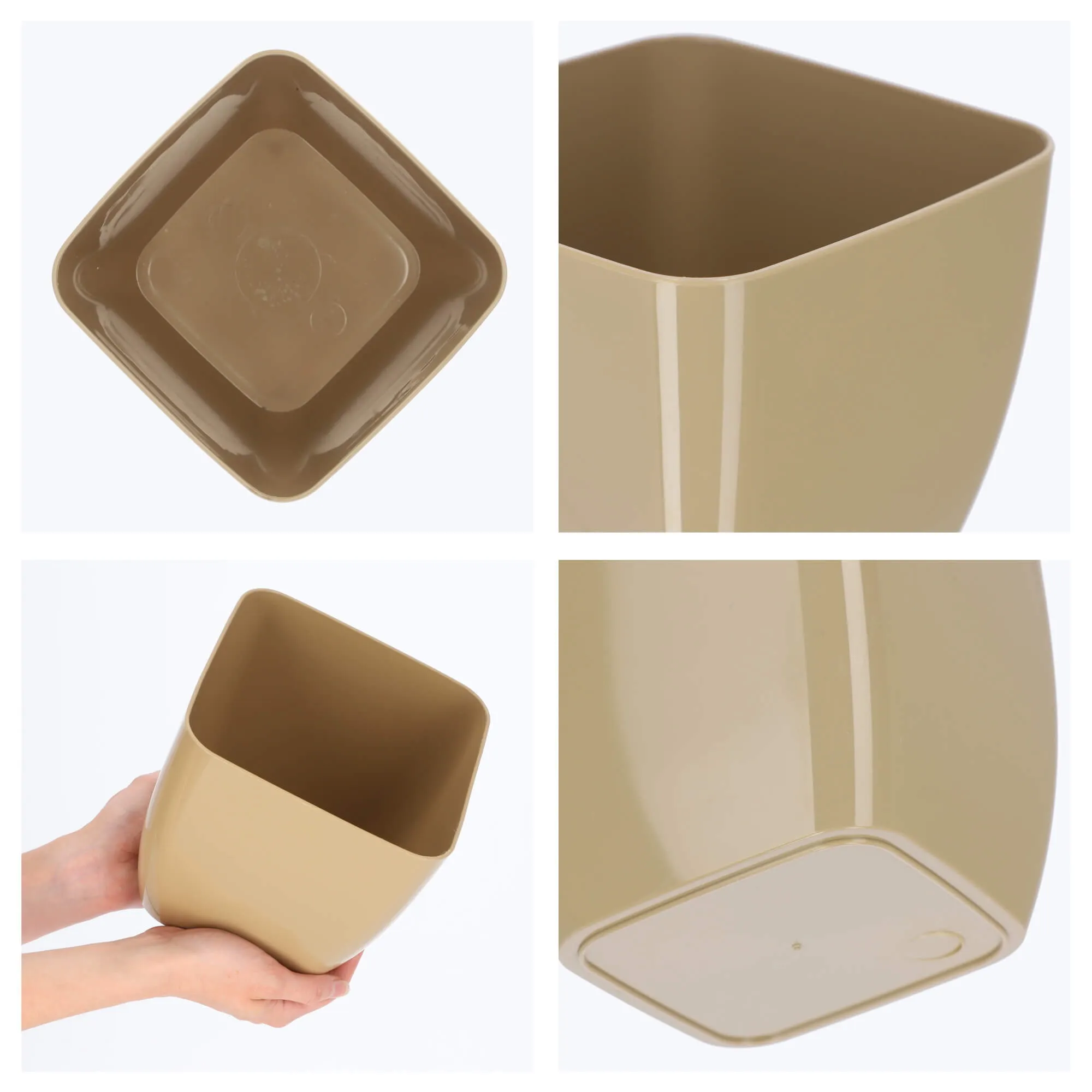 Borgo kvadratinis vazonas 18 cm
