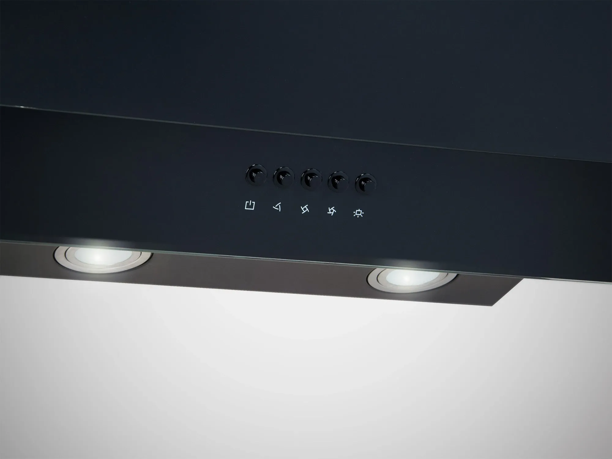 Berdsen BT-211 60 cm kamino formos viryklės gartraukis, juodas - nuotrauka 1