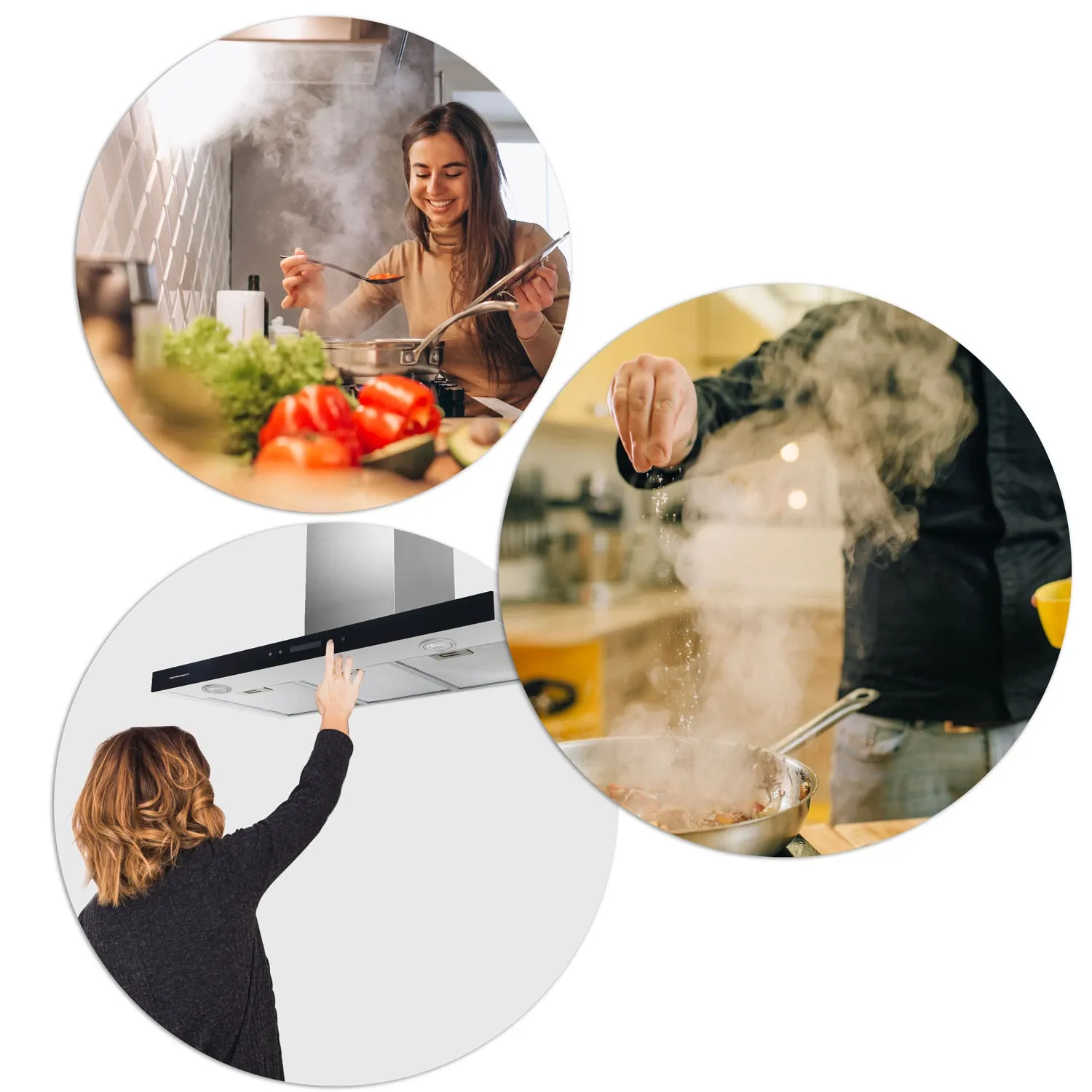 Berdsen BE-90S 90 cm nerūdijančio plieno virtuvės gartraukis - nuotrauka 1